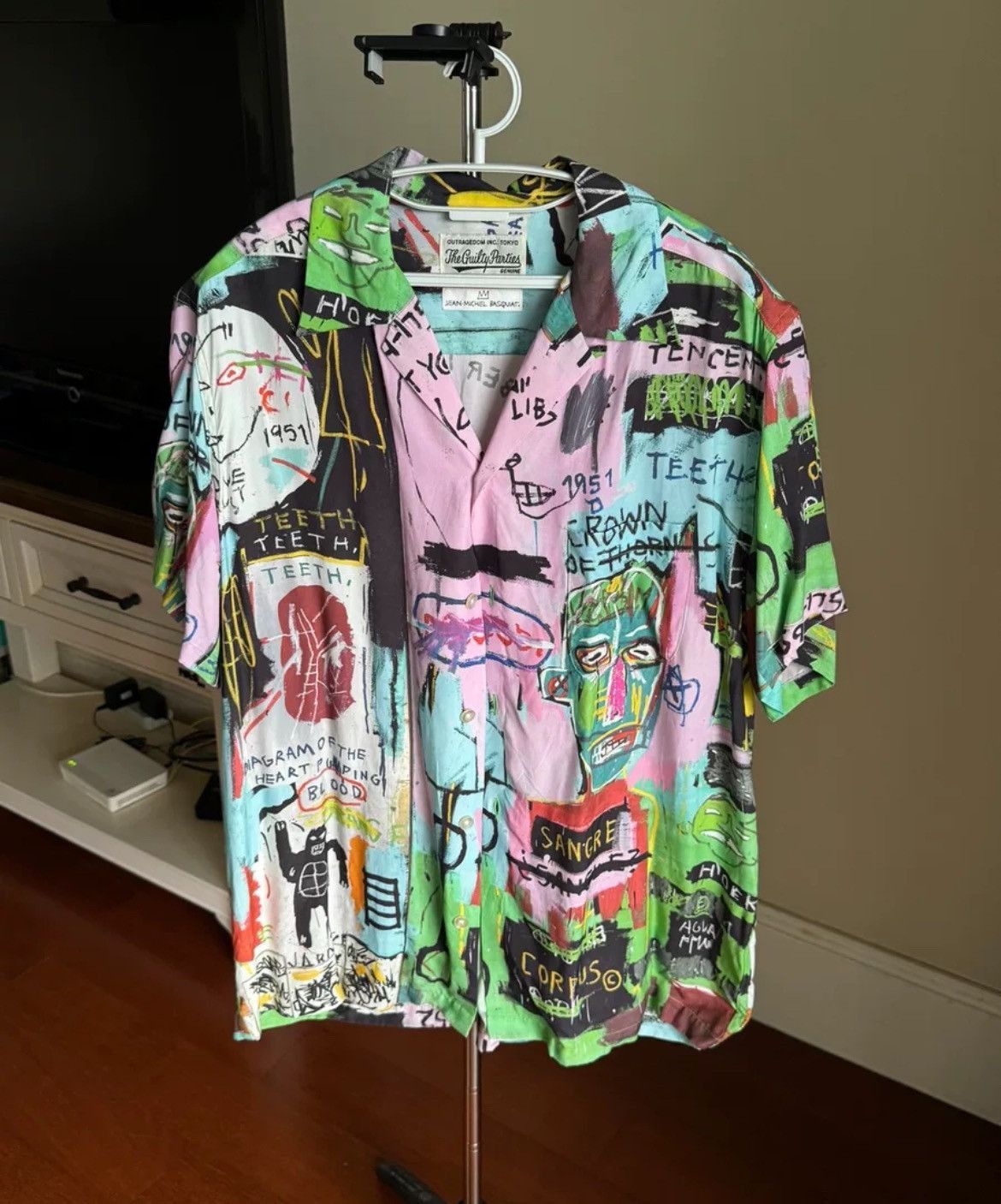 Wacko Maria Wacko Maria shortsleeved shirt Basquiat - DMC Size US L / EU 52-54 / 3 - 1 Thumbnail