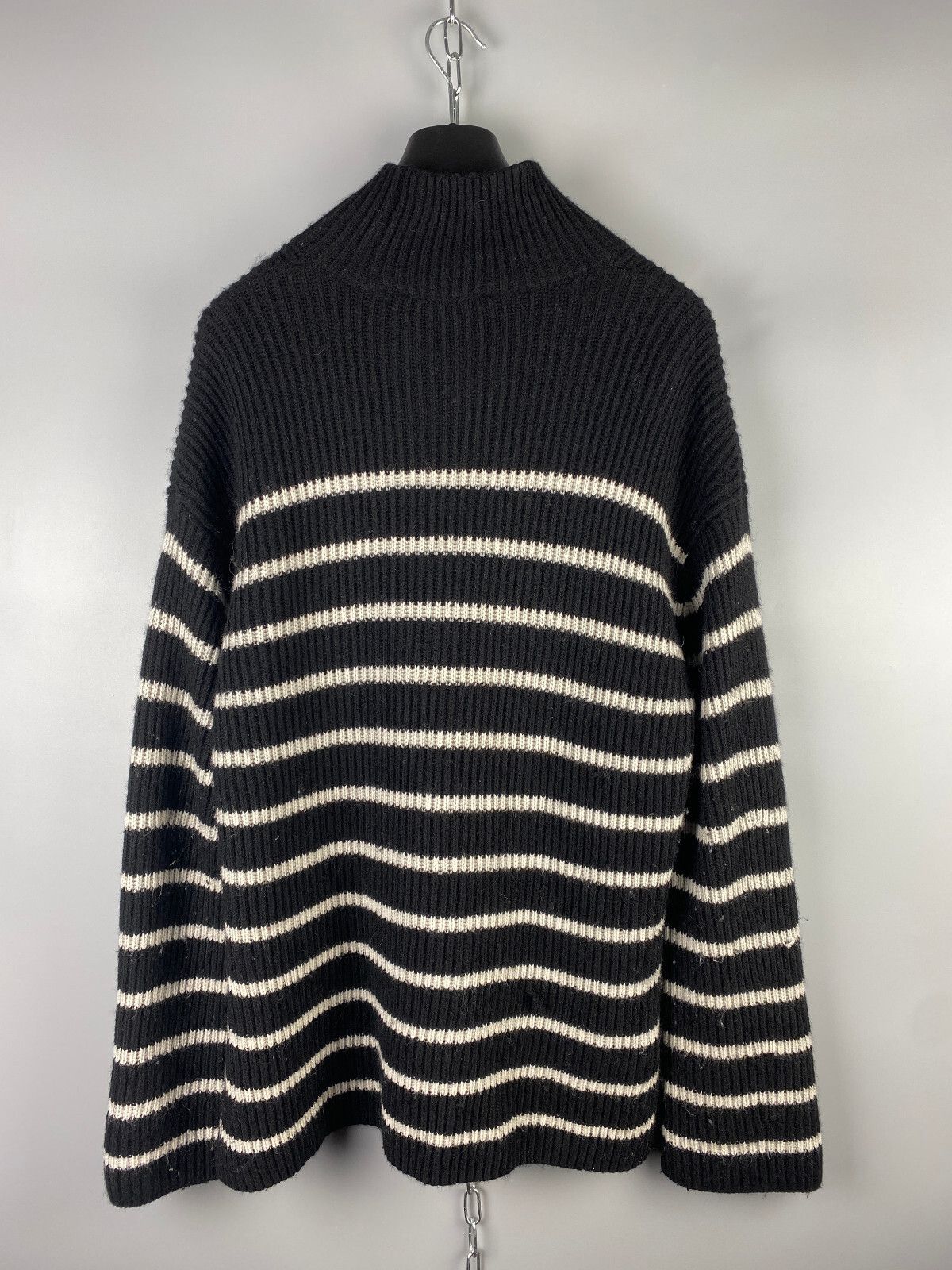 Allsaints All Saints Womens Oversized Knit Wool Sweater Jumper Size M / US 6-8 / IT 42-44 - 3 Thumbnail
