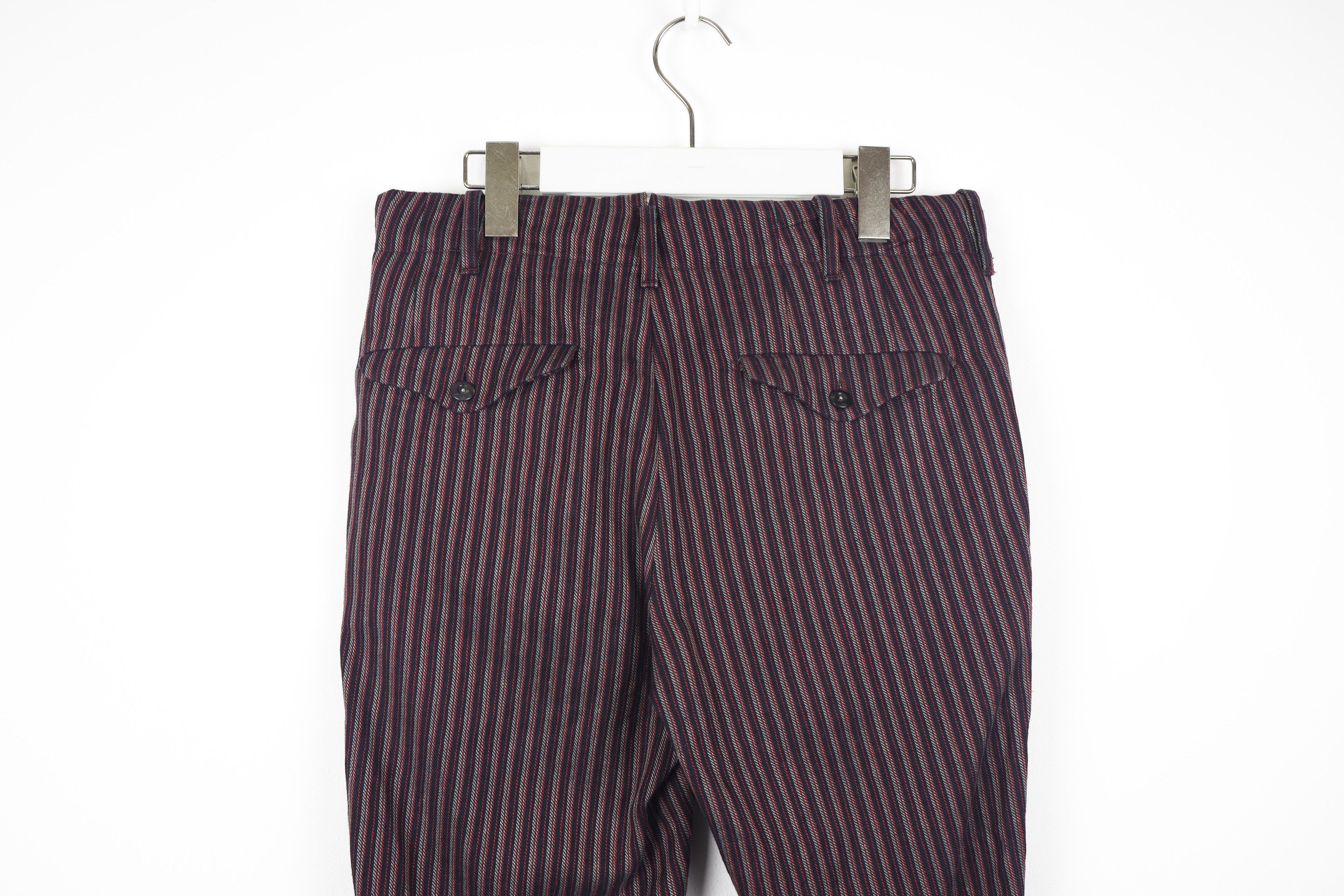 Incotex × Slowear Incotext Slowear Japan Cotton Linen Striped Pants Trousers Size US 29 - 10 Thumbnail