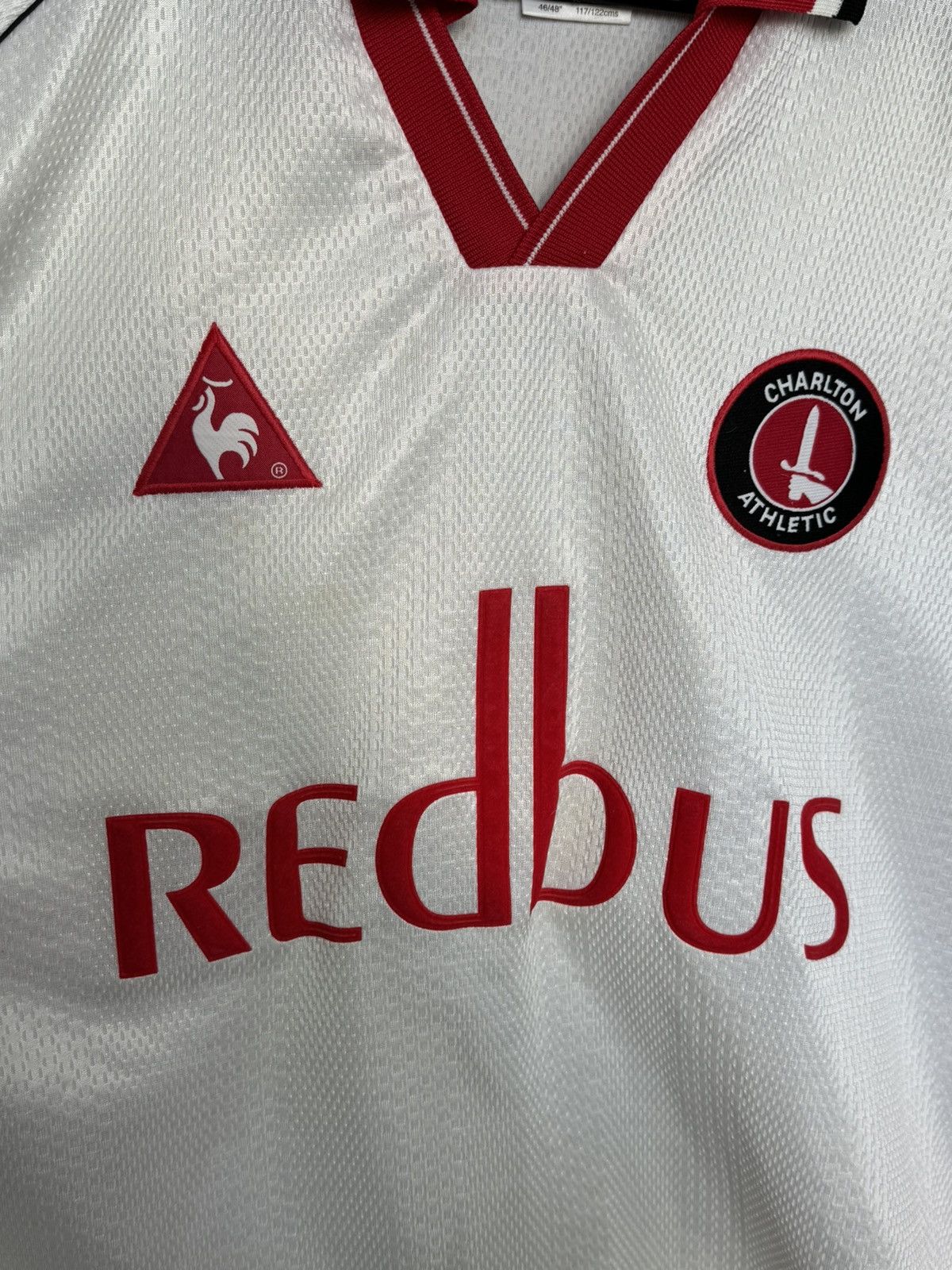 Le Coq Sportif Charlton Athletic 00/02 Away Football Jersey Size US XXL / EU 58 / 5 - 3 Thumbnail