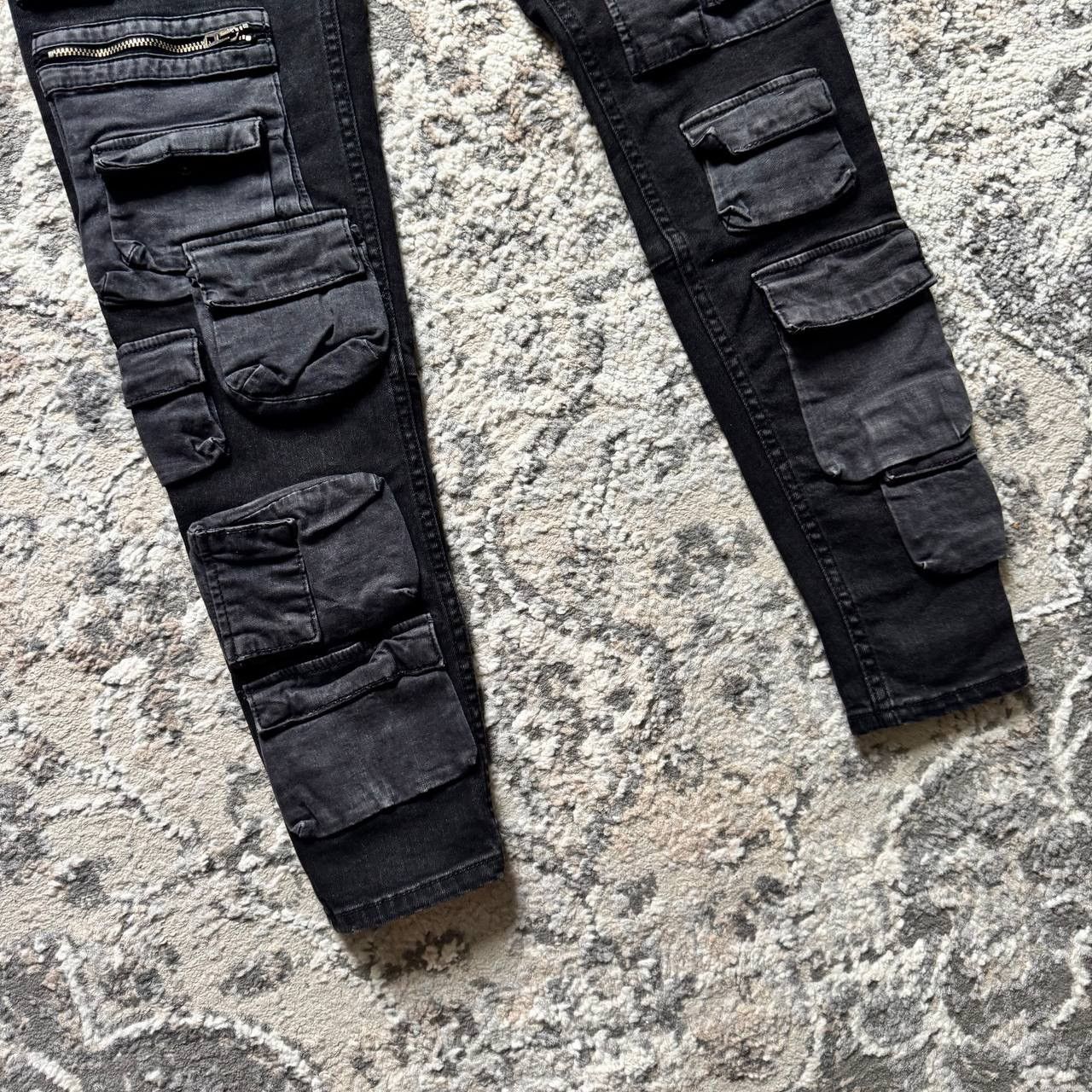Acne Studios Acne Studios Vader Archive Avant Garde Denim Black Jeans Size 28" / US 6 / IT 42 - 3 Thumbnail
