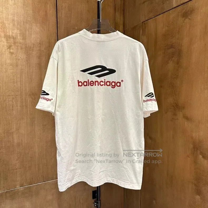 Balenciaga Balenciaga 3B Logo White Short Sleeve Tee. Size US S / EU 44-46 / 1 - 2 Thumbnail