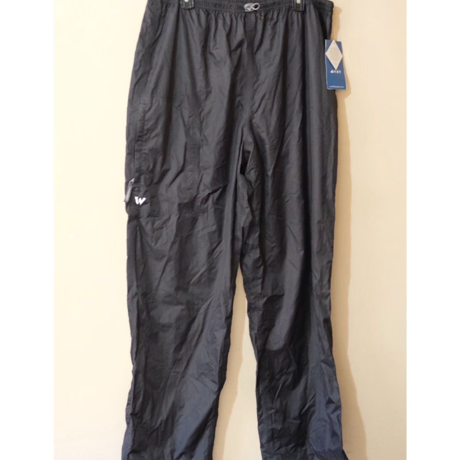 Rains NWT! White Sierra Think Outside Hiking Rain Pants Waterproof Men's XXL Black Rain Pants Waterproof Breathable Lightweight Zip Pockets VINTAGE? (No) Size US 34 / EU 50 - 2 Thumbnail
