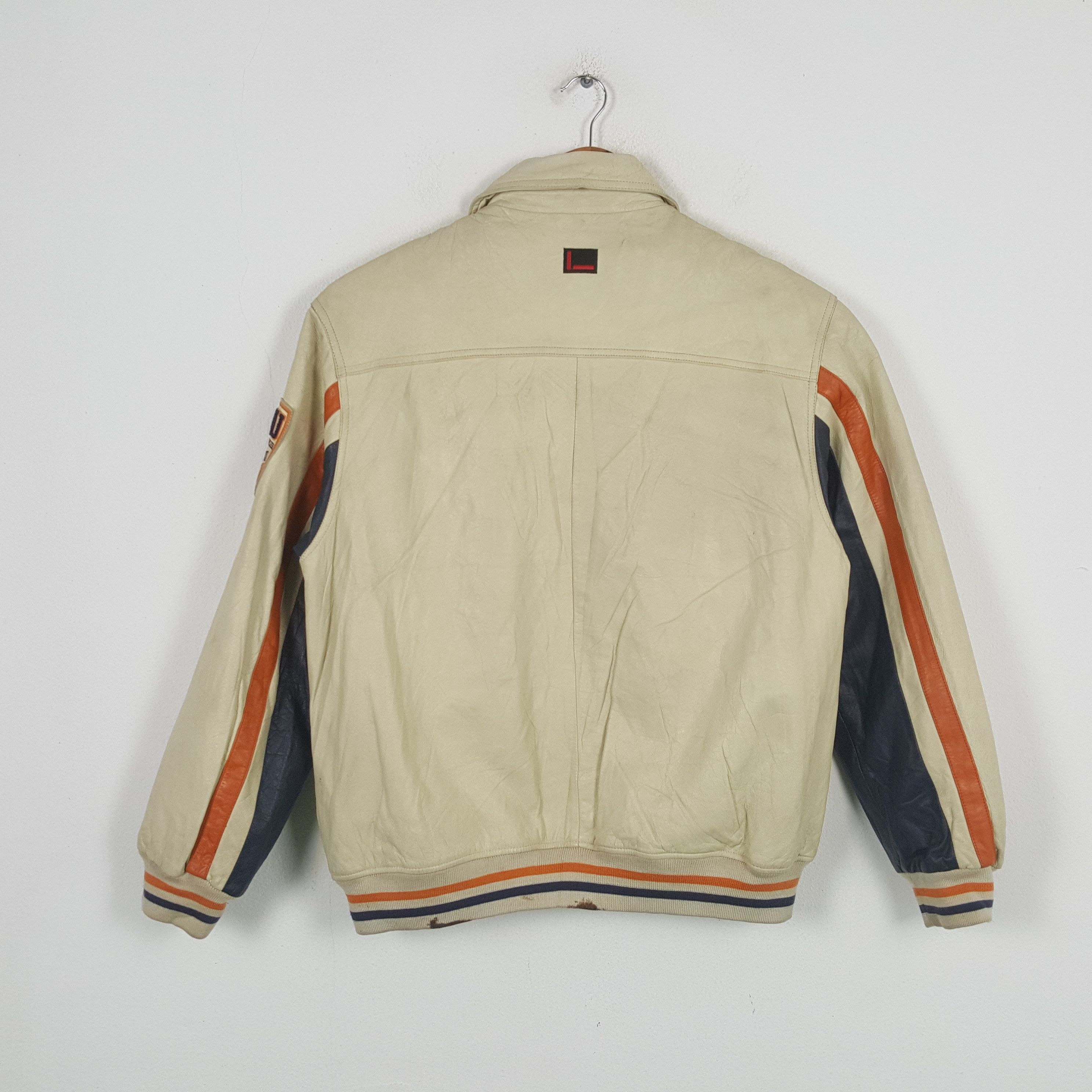 Fubu × Vintage Vintage FUBU Skateboard Streetwear Leather Jacket C286N4 Size US L / EU 52-54 / 3 - 3 Thumbnail
