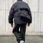 Japanese Brand Black Padded Cross Body Bag Size ONE SIZE - 1 Thumbnail