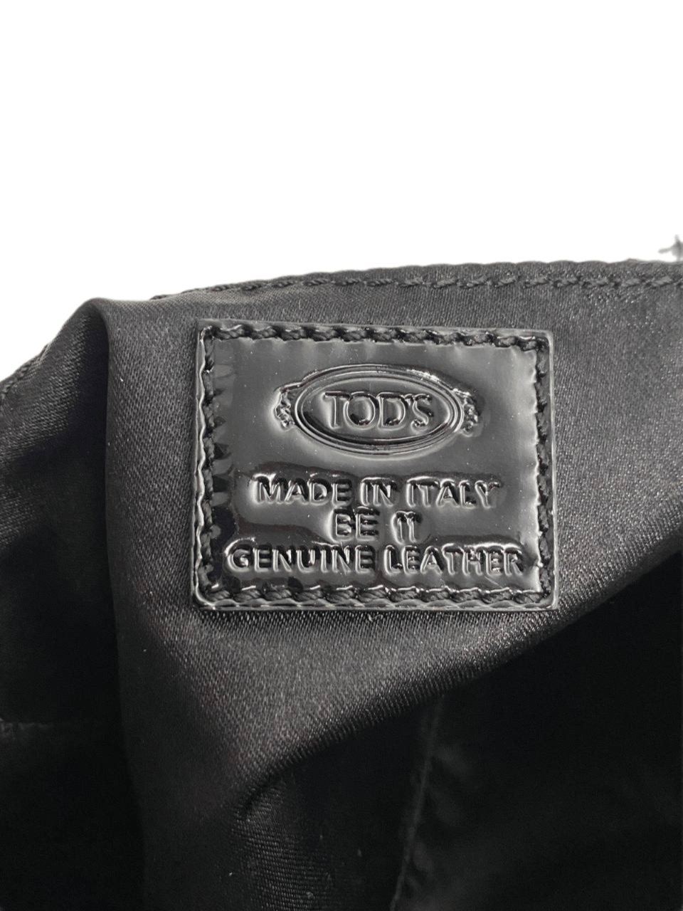 Tod's TOD'S Tods Logo Baguette Black Leather Shoulder Hand Bag Size ONE SIZE - 10 Thumbnail
