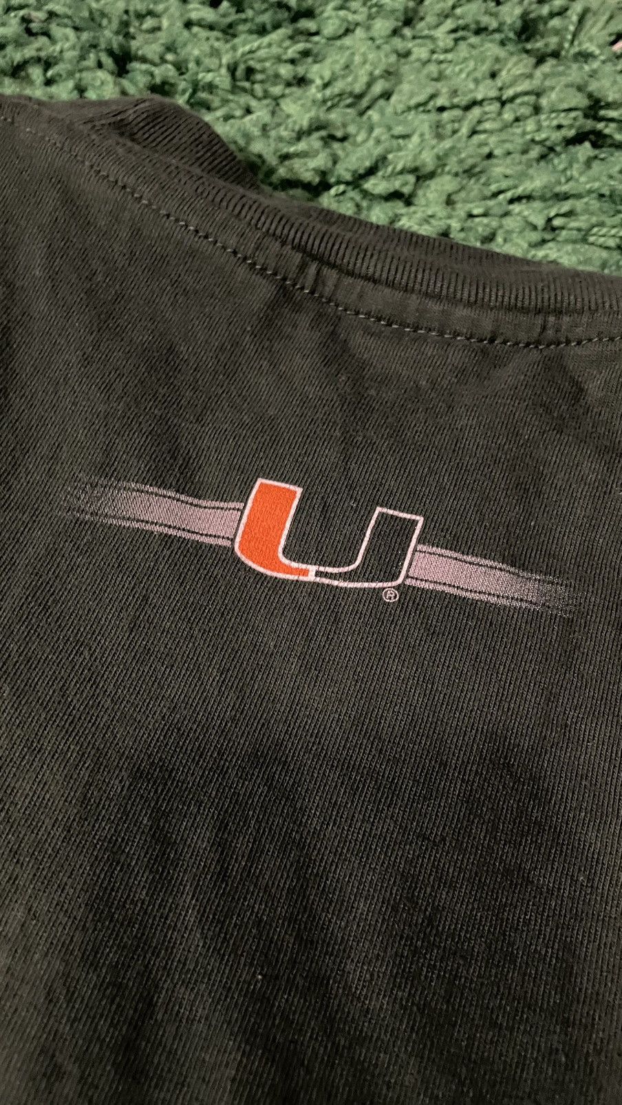 NCAA Miami Hurricanes Cadre Vintage 90s Tee XXL NCAA College Size US XXL / EU 58 / 5 - 7 Thumbnail