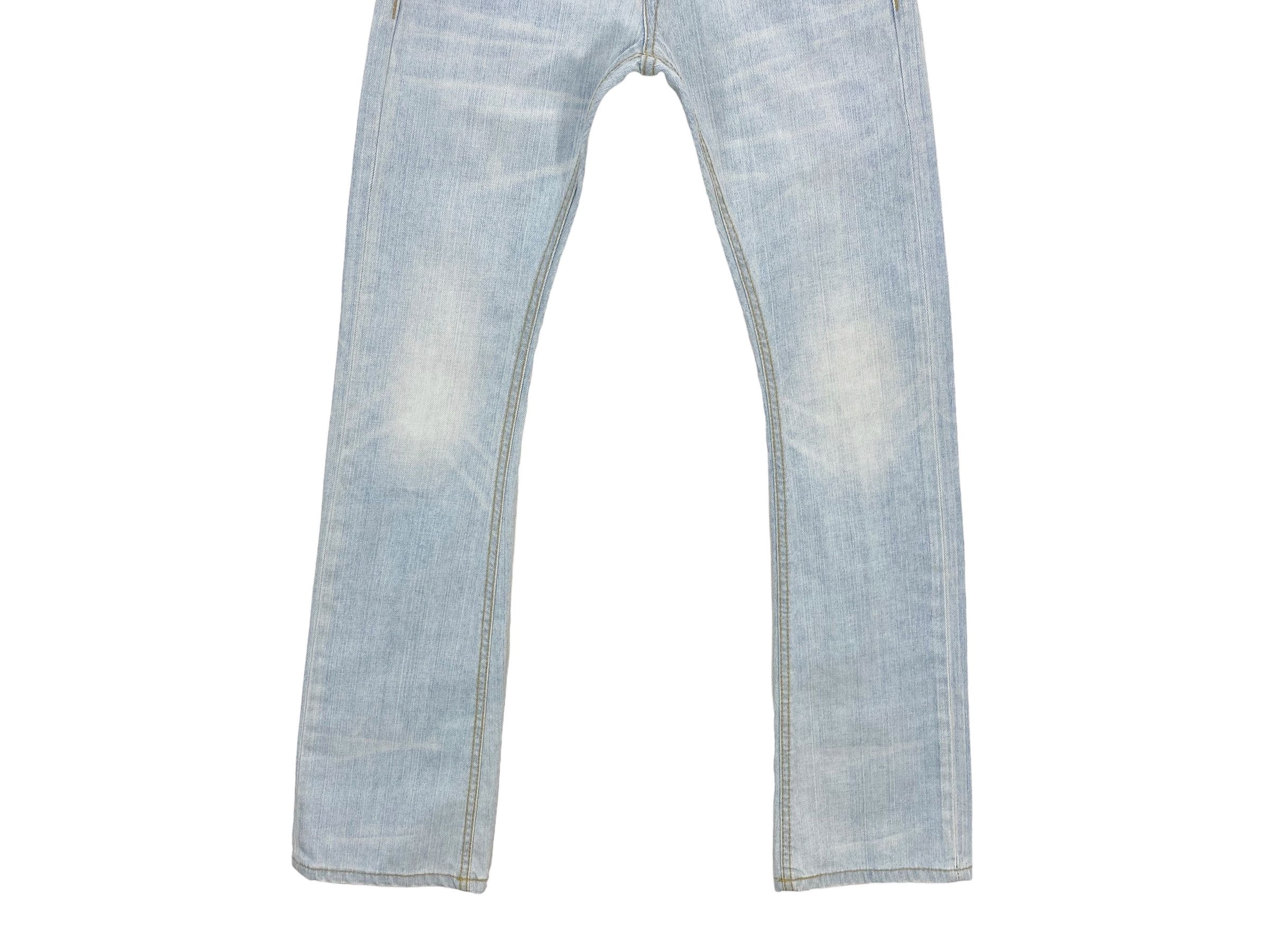 Japanese Brand Lolita Light Wash Denim Flare Jeans Japanese Embellish Jeans Size 25" / US 0 / IT 36 - 4 Thumbnail