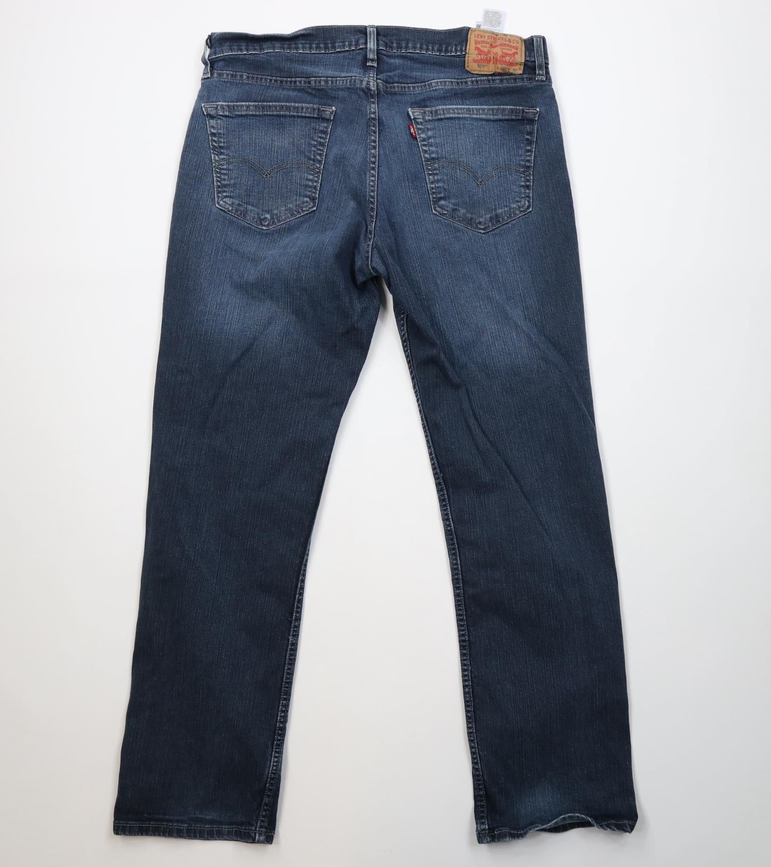 Levi's Vintage Y2K Levis 559 Relaxed Straight Wide Leg Denim Jeans Size US 34 / EU 50 - 10 Thumbnail