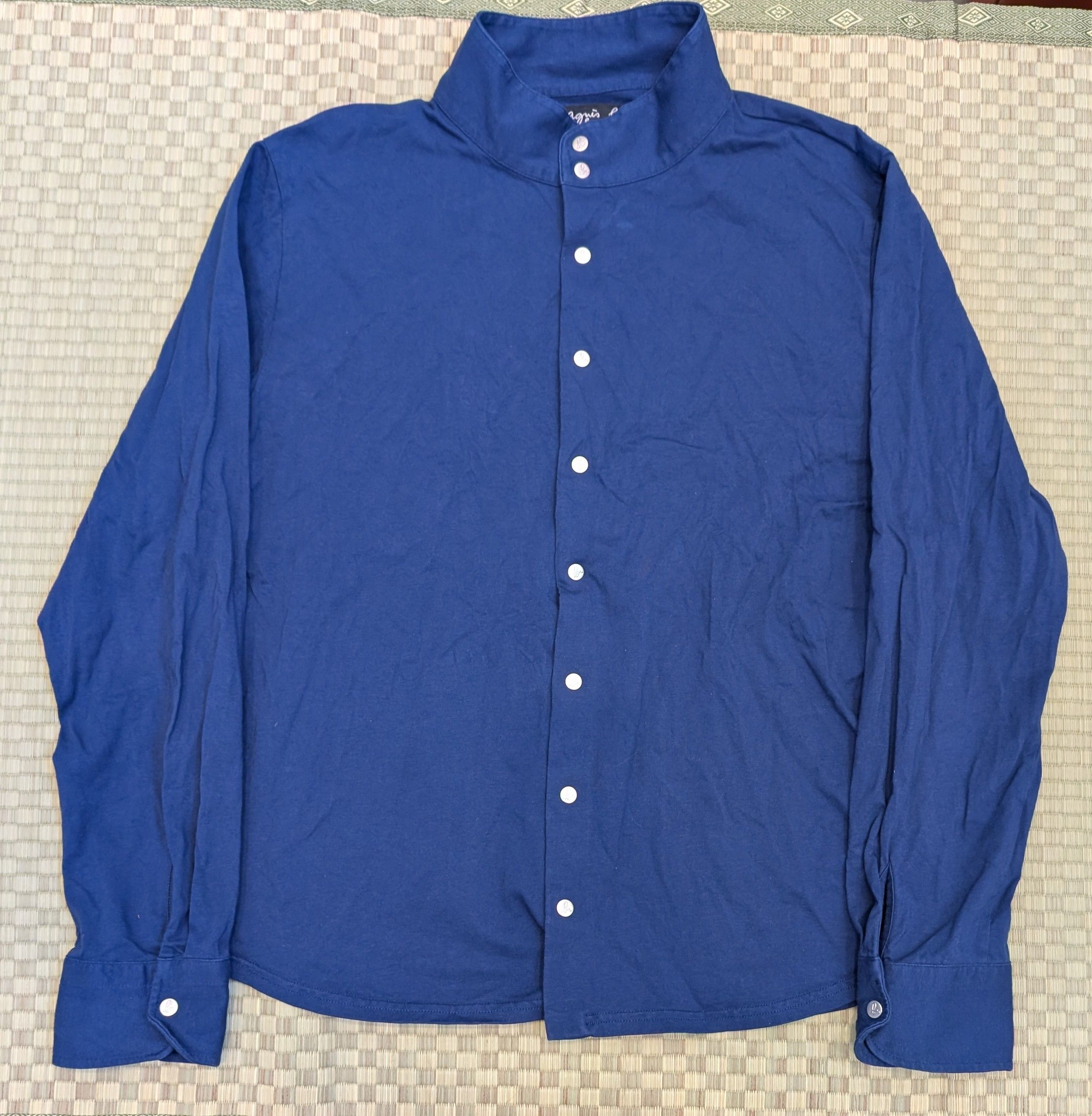 agnes b. Agnes B. Cotton Jersey Romeo Shirt Made in Portugal Size US L / EU 52-54 / 3 - 1 Thumbnail