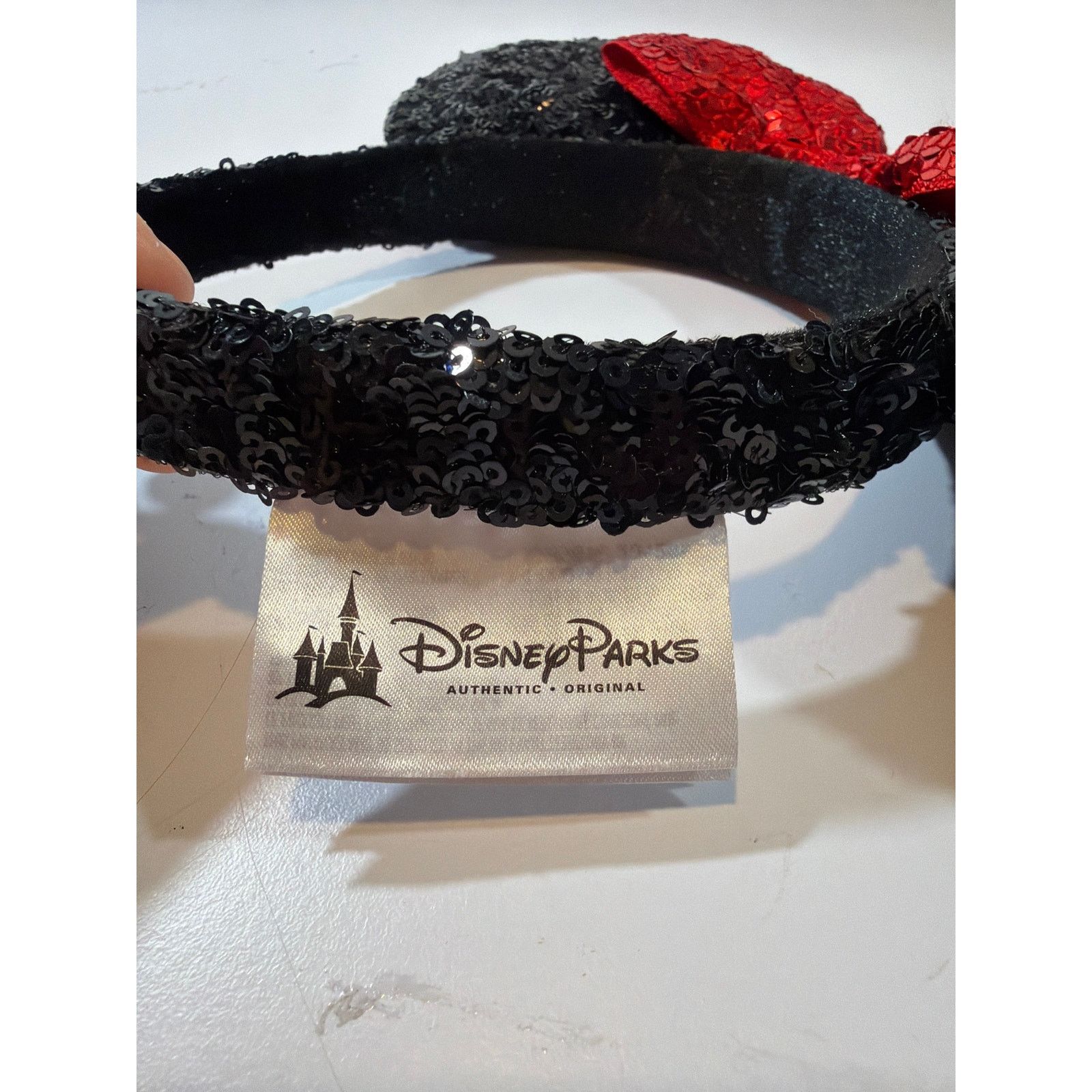 Disney Disney Parks Minnie Mouse Classic Black Sequin Ears Headband Size ONE SIZE - 2 Thumbnail