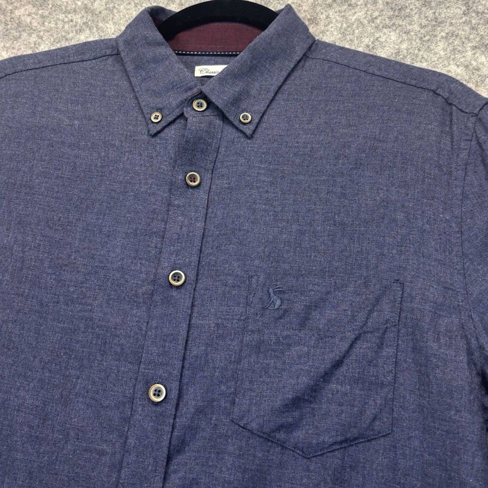 Vintage Joules Shirt Small Mens Classic Fit Flannel Navy L/S BNWT New With Tags BNWT Size US S / EU 44-46 / 1 - 3 Thumbnail