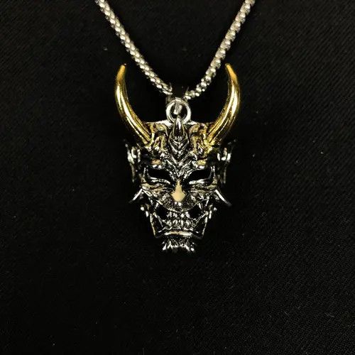 Jewelry Chiharu x Ryoko Demon Pendant Necklace Punk Chain Size ONE SIZE - 1 Thumbnail