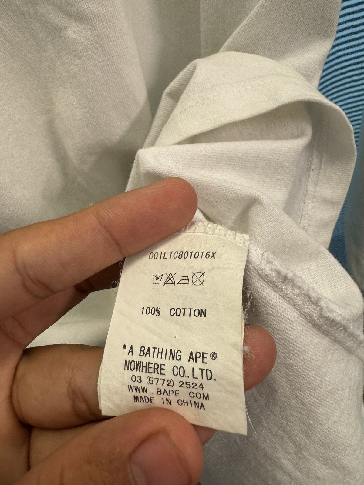 Bape Multi Logo L/S Tee Size US M / EU 48-50 / 2 - 8 Thumbnail