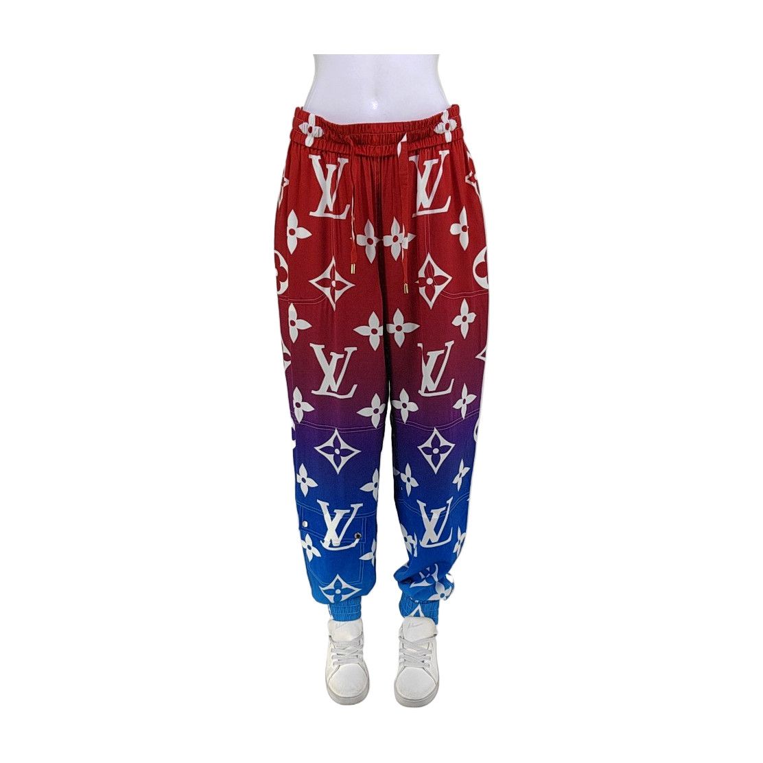 Louis Vuitton Louis Vuitton Gradient Monogram Silk Pants Size 40 Size 28" / US 6 / IT 42 - 1 Thumbnail