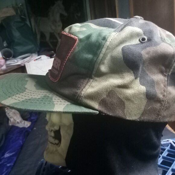 Other DS Vintage K Products Challenger Electrical Camo Trucker Hat Size ONE SIZE - 3 Thumbnail