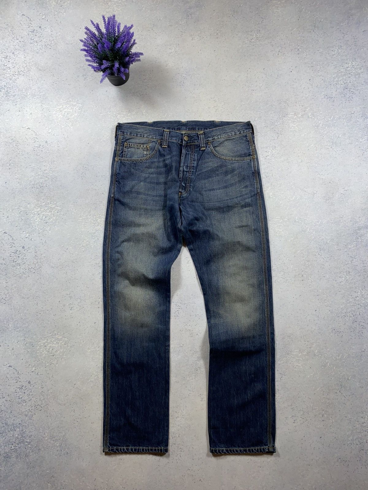 Carhartt Denim Carhartt Mens Retro Pant Size 32x32 Size US 32 / EU 48 - 1 Thumbnail