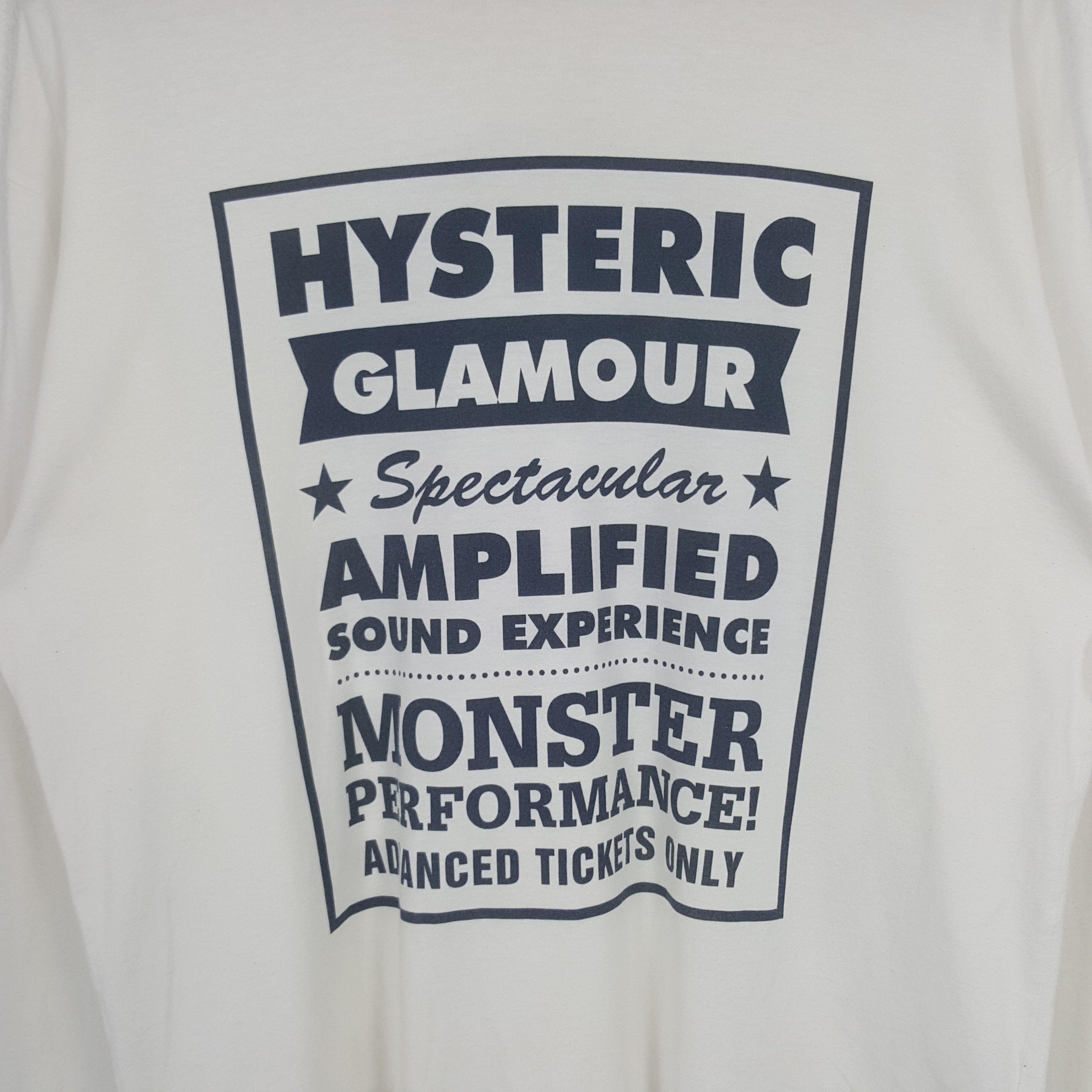 Hysteric Glamour Vintage Hysteric Glamour Japanese Brand Tshirt C285N64 Size US L / EU 52-54 / 3 - 2 Thumbnail