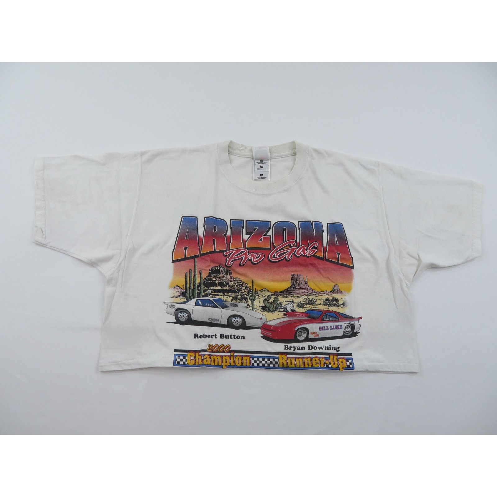 Fruit Of The Loom Arizona Pro Gas Cropped 2001 T-Shirt XL Nascar Style Size US XL / EU 56 / 4 - 1 Thumbnail