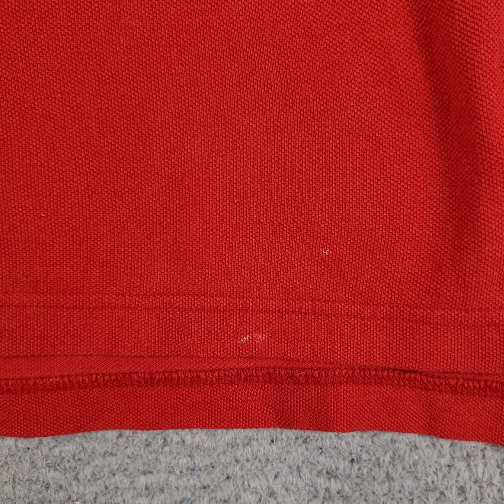 Tommy Hilfiger Tommy Hilfiger Polo Shirt Mens Small Red Solid Short Sleeve Casual Activewear Size US S / EU 44-46 / 1 - 5 Thumbnail