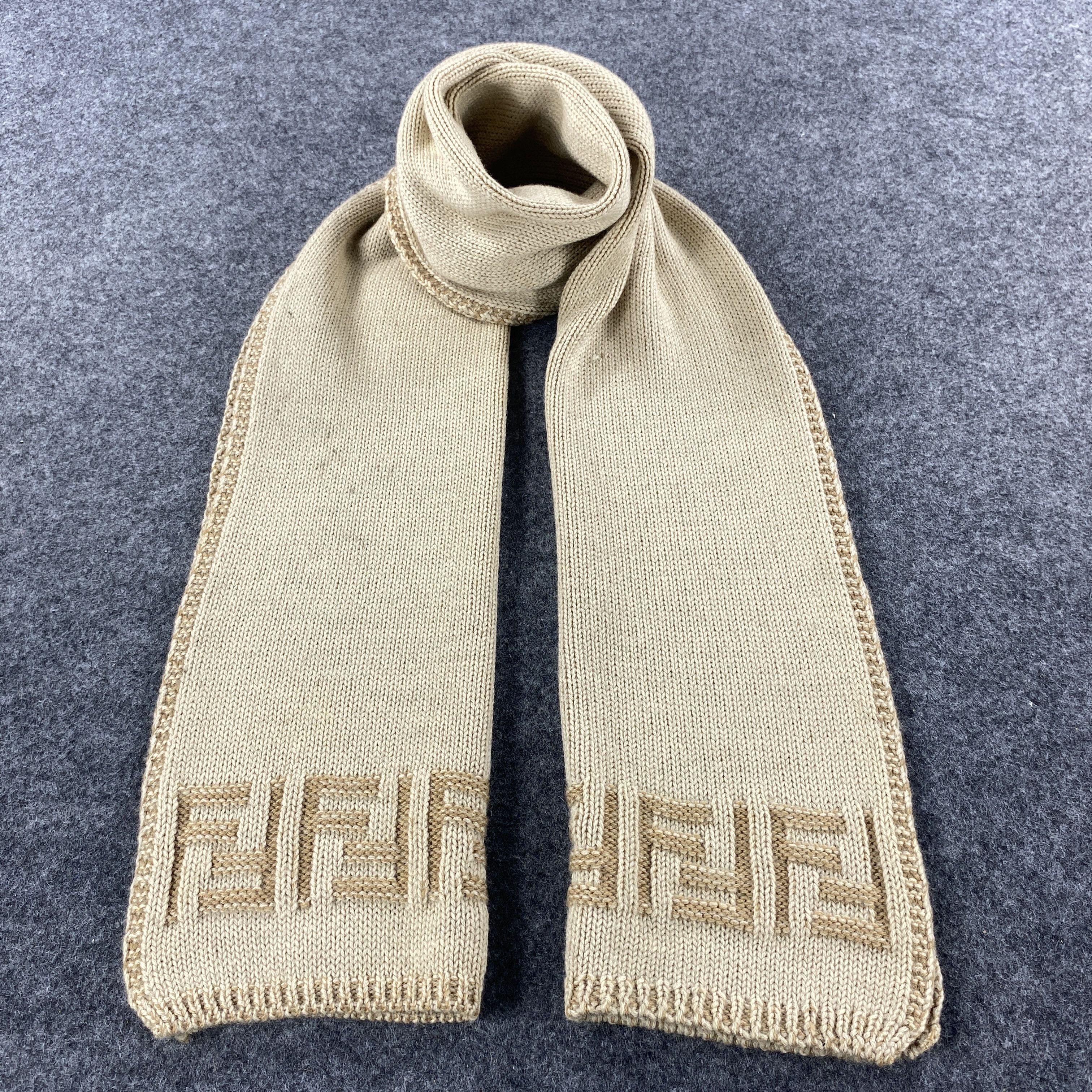 Fendi × Vintage FENDI Scarf # Muffler # Neckwear # D471 Size ONE SIZE - 1 Thumbnail