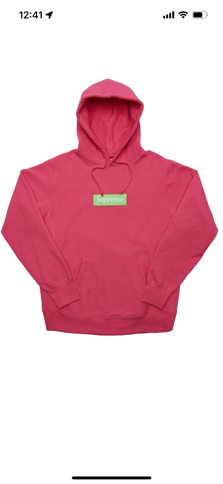 Magenta supreme hoodie hotsell