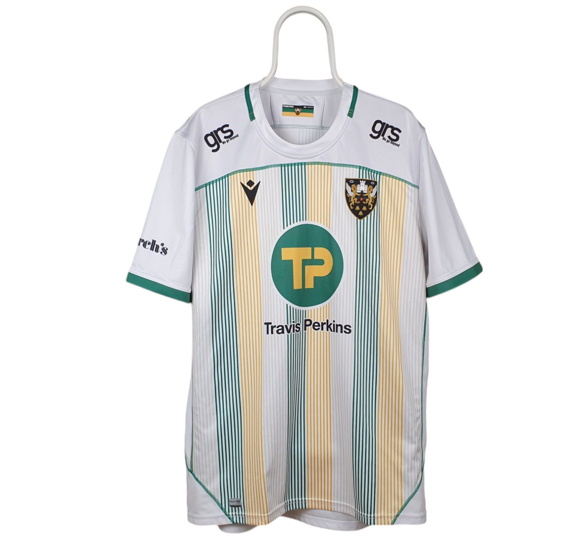 Macron Macron Northampton Saints Rugby 2021 Jersey XXXL Size US XXL / EU 58 / 5 - 1 Thumbnail