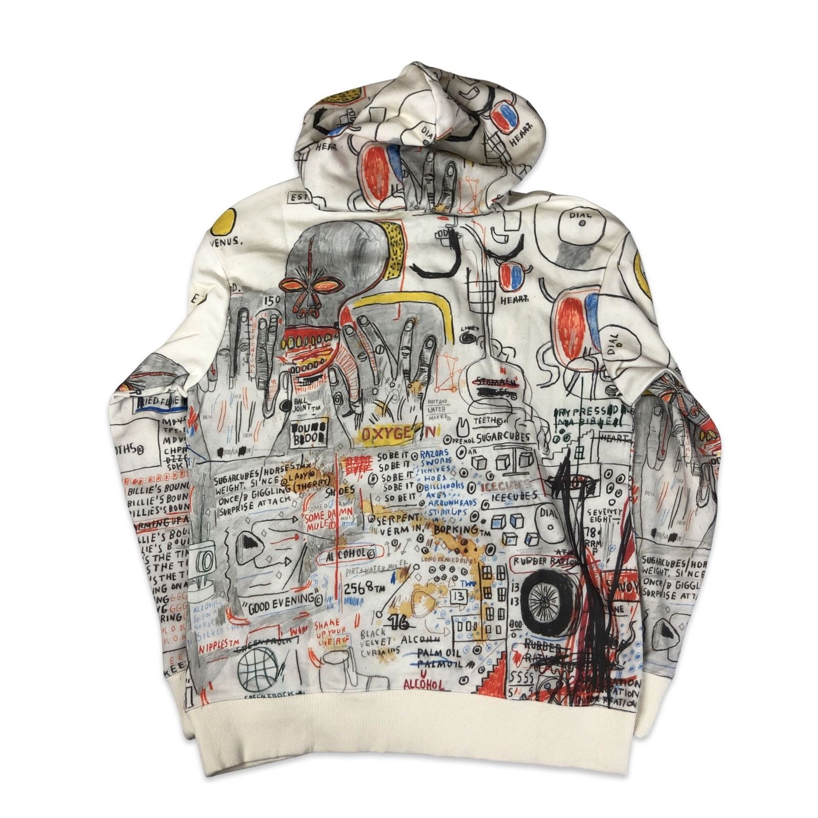 Ev Bravado × H&M × Who Decides War Who Decides War x Basquiat x Ev Bravado Graffiti Hoodie Size US S / EU 44-46 / 1 - 3 Thumbnail