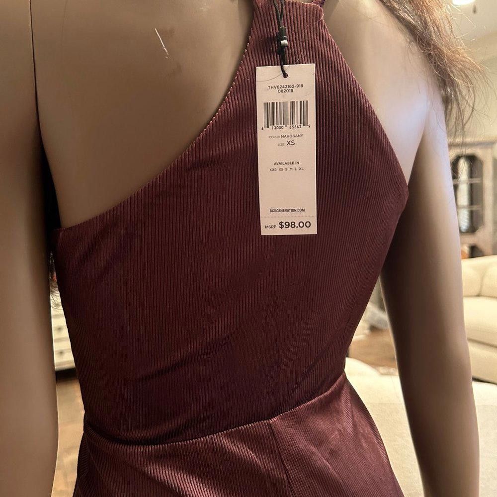Designer BCBGeneration Drape Pocket Cami Mini Dress Size XS / US 0-2 / IT 36-38 - 5 Thumbnail