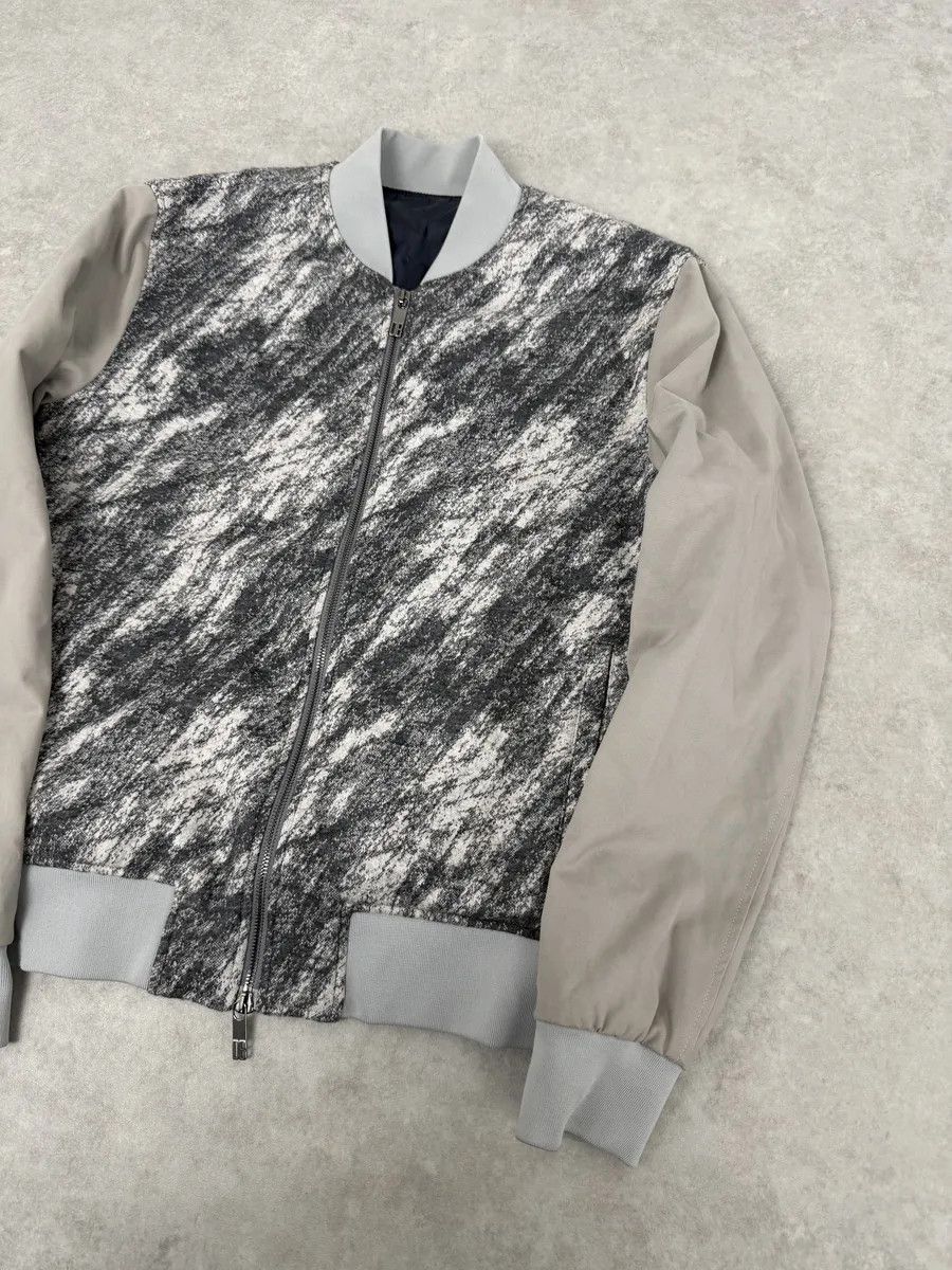 Dirk Bikkembergs 2010s Bikkembergs Abstract Black & Beige Bomber Jacket Size US M / EU 48-50 / 2 - 8 Thumbnail