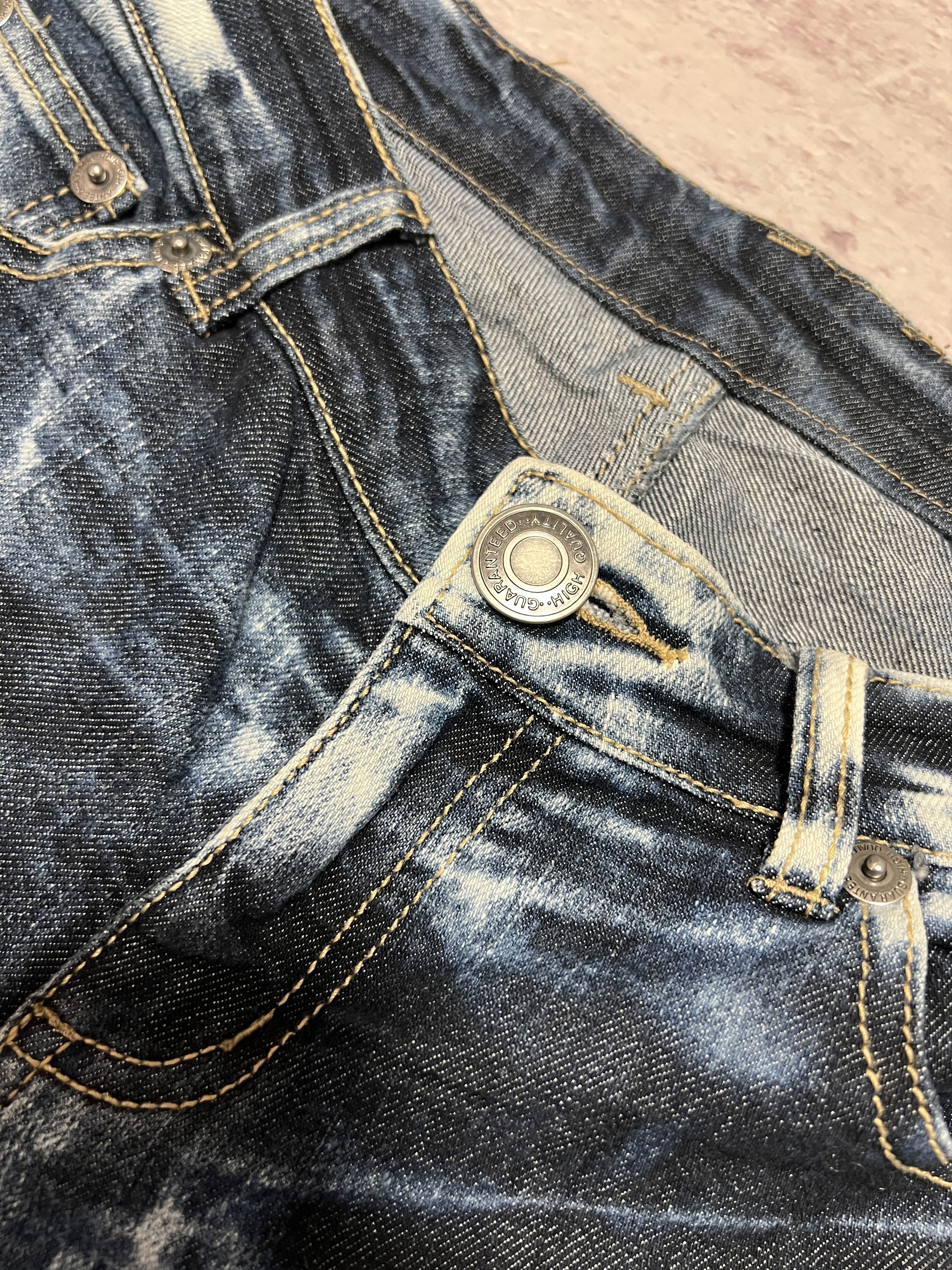 Japanese Brand Vintage 2000s Japanese Washed Denim Jeans Size 30" / US 8 / IT 44 - 18 Thumbnail