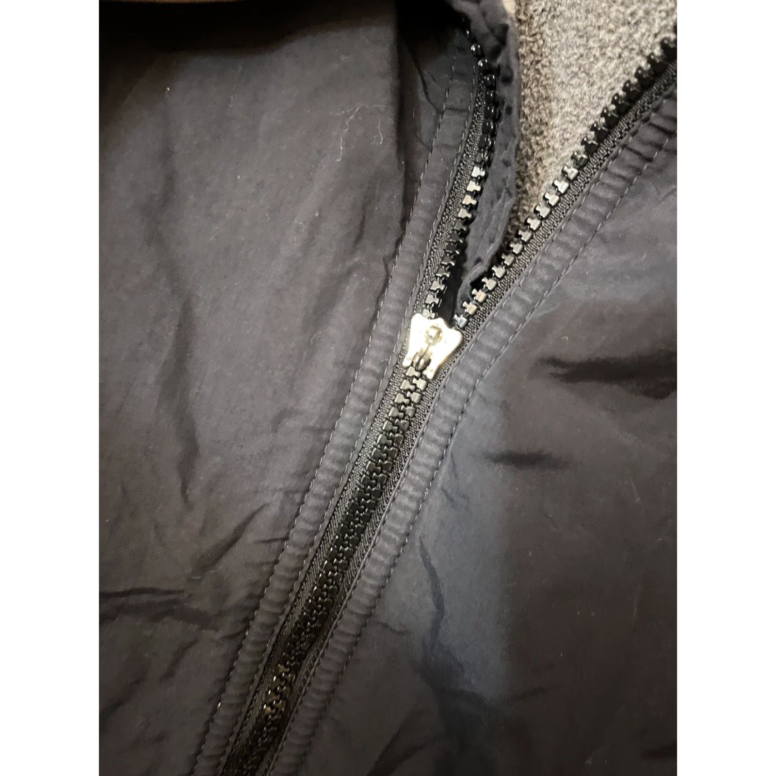 Vintage L.L. Bean Jacket Mens XLT Black Zip Front Nylon Lined Pockets Full Zip Size US XL / EU 56 / 4 - 7 Thumbnail