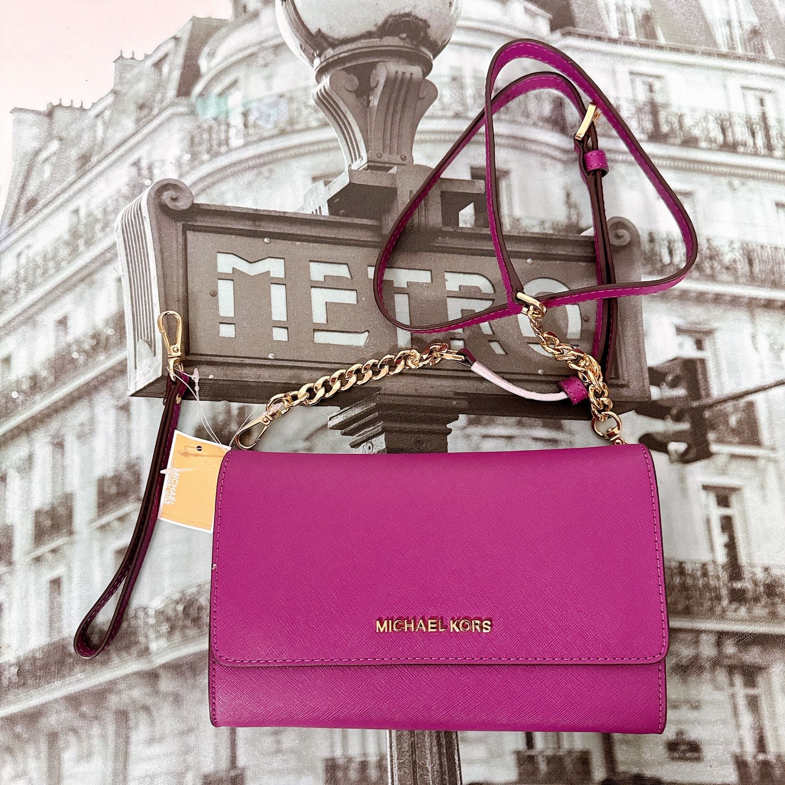 Michael Kors Michael Kors 35S9GTVC3L Saffiano Leather 3-in-1 Crossbody Size ONE SIZE - 6 Thumbnail