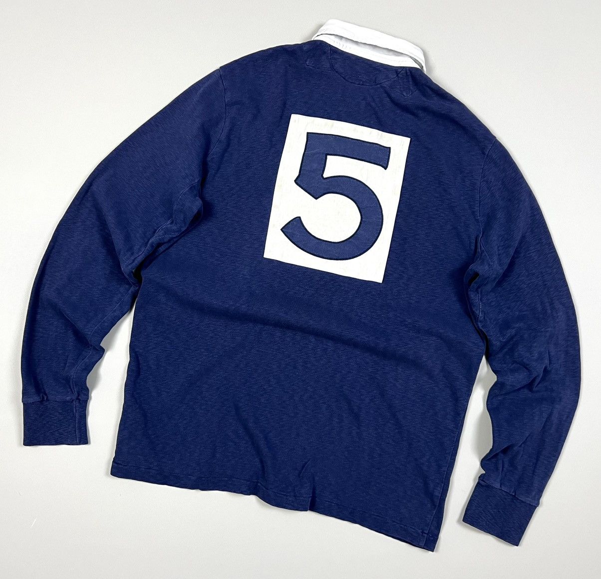 Polo Ralph Lauren Polo Ralph Lauren USA Number 5 Big Logo Rugby Size L Size US L / EU 52-54 / 3 - 2 Thumbnail
