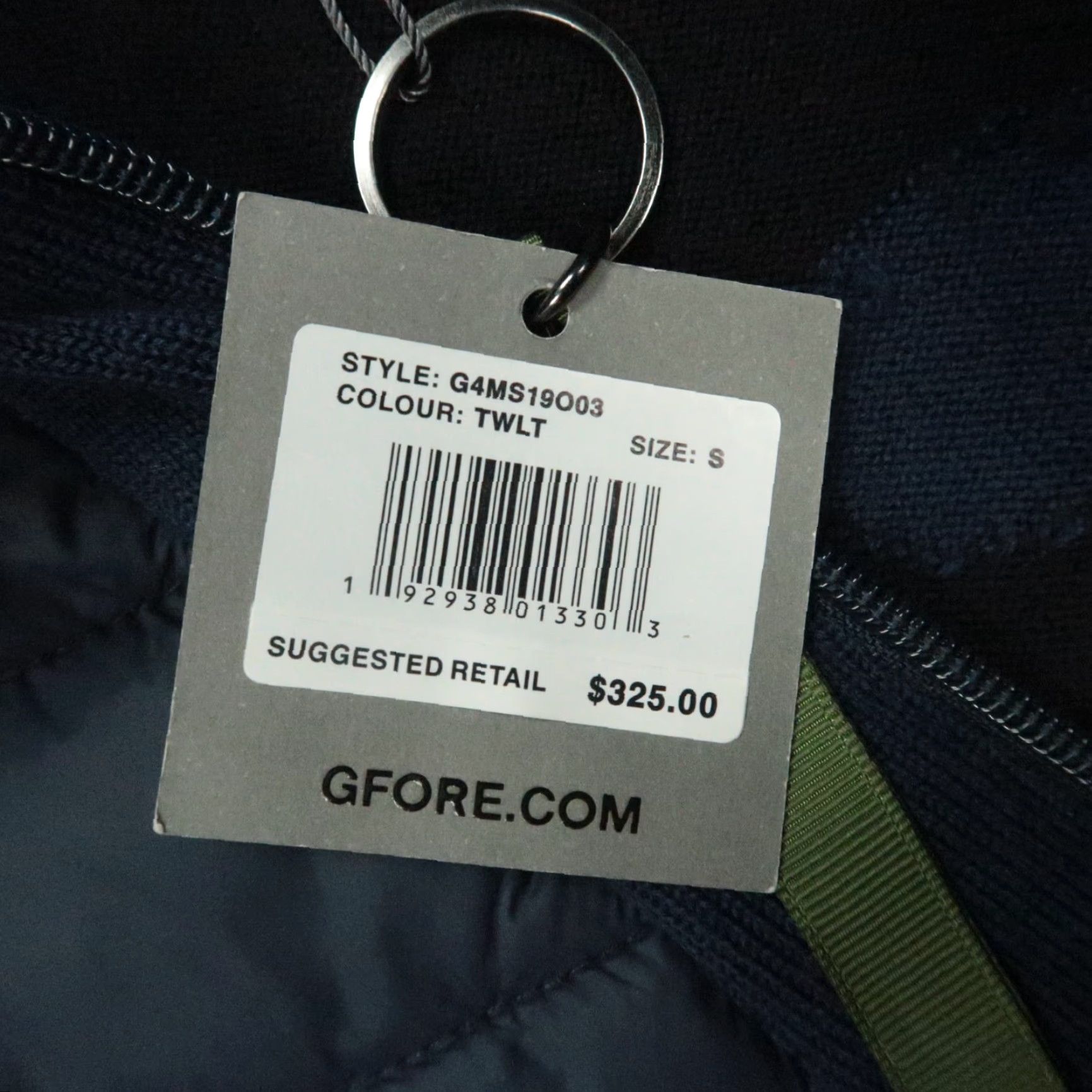 G/FORE G/Fore Vest Mens Small Blue Wool Blend Full Zip Pockets Lined NWT Performance Golf Jacket Vest Size US S / EU 44-46 / 1 - 5 Thumbnail