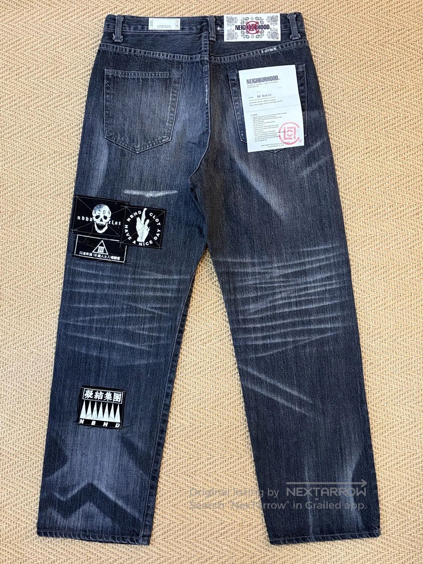 CLOT NEIGHBORHOOD x CLOT Collaboration Jeans. Size US 30 / EU 46 - 2 Thumbnail