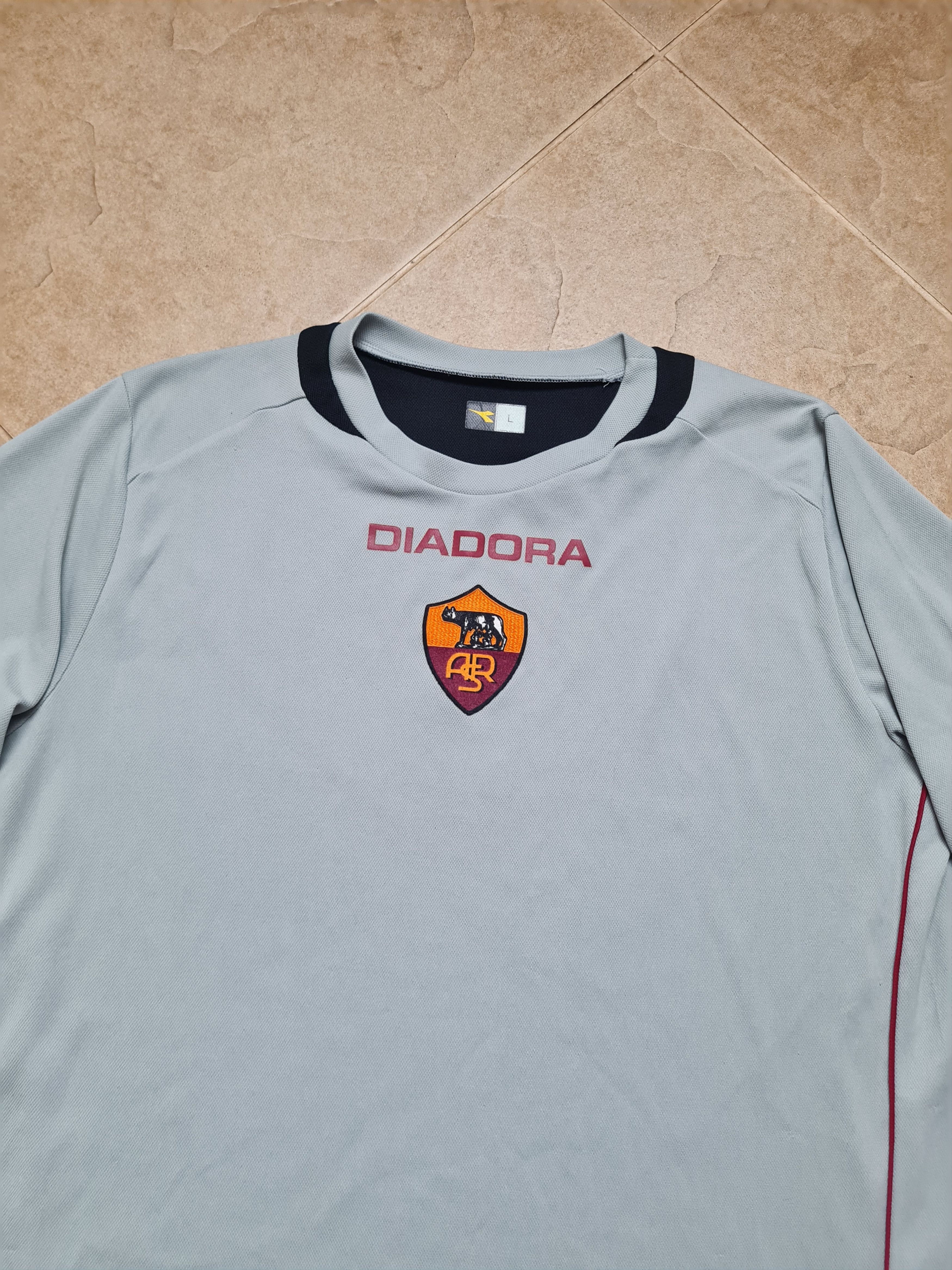 Diadora SOCCER SHIRT AS ROMA 2005/2006 FOOTBALL DIADORA JERSEY Size US L / EU 52-54 / 3 - 2 Thumbnail