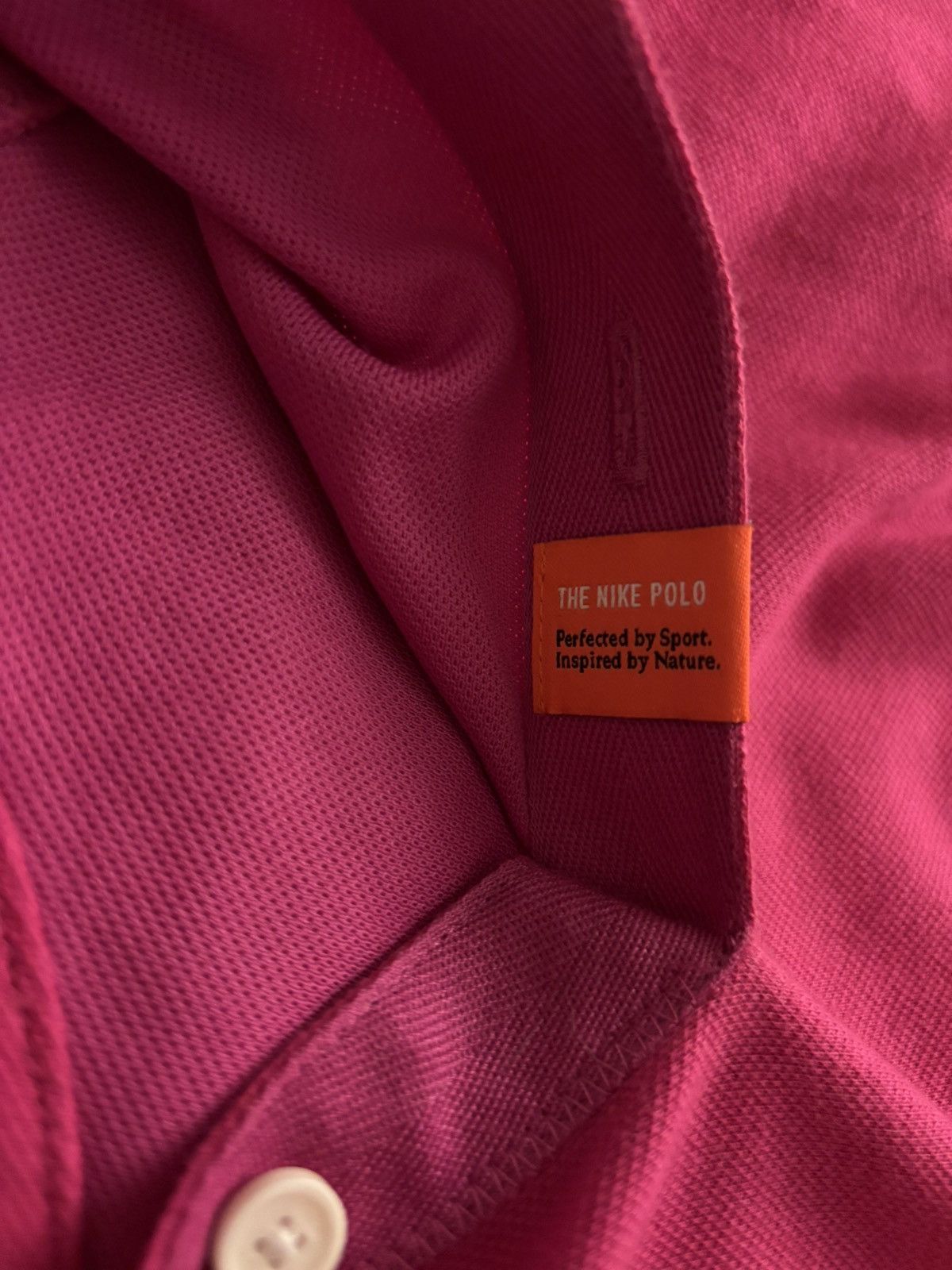 Nike The Nike Polo (Men’s, Active Pink) - Size S Size US S / EU 44-46 / 1 - 6 Thumbnail
