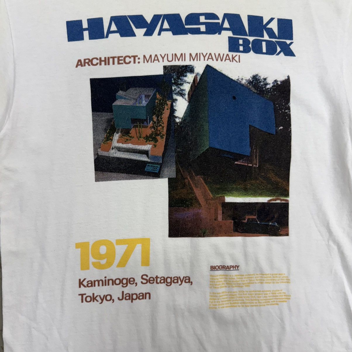 Untitled Artworks 1971 Hayasaki Box Blue Box house Mayumi Miyawaki Size US L / EU 52-54 / 3 - 4 Thumbnail