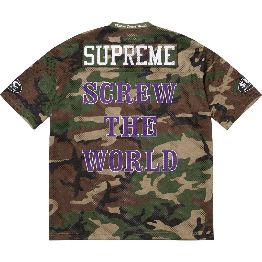 Supreme Supreme x DJ Screw Football Jersey Woodland Camo Large Size US L / EU 52-54 / 3 - 2 Thumbnail