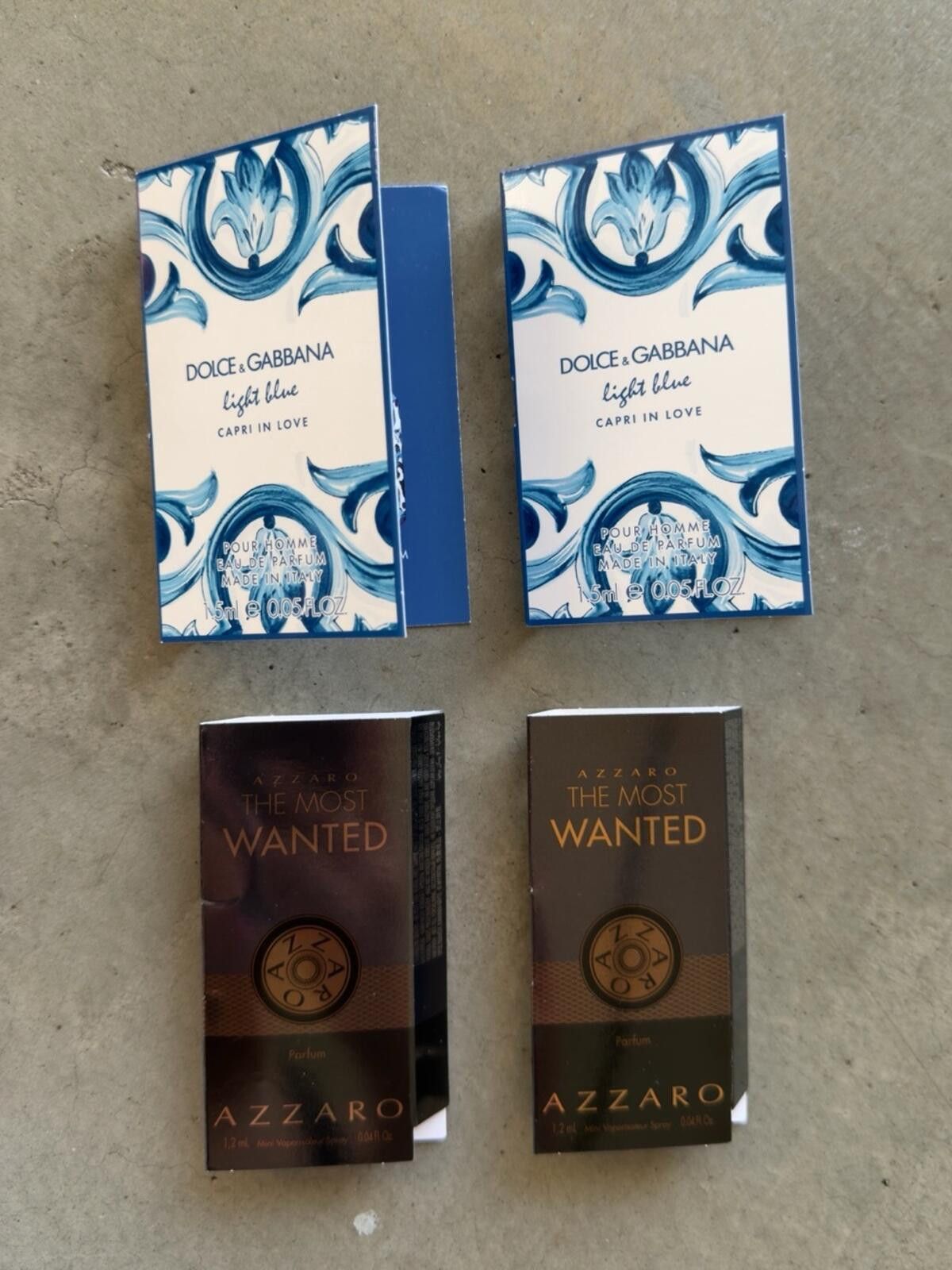 Dolce & Gabbana Dolce & Gabbana Azzaro / 4pc Men's Sample Fragrance Set Size ONE SIZE - 1 Thumbnail