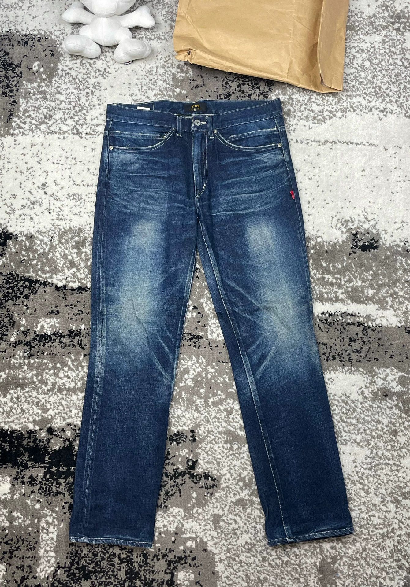 Wtaps WTAPS 14AW TRASH Washed Denim Jeans M Vintage Size US 32 / EU 48 - 1 Thumbnail