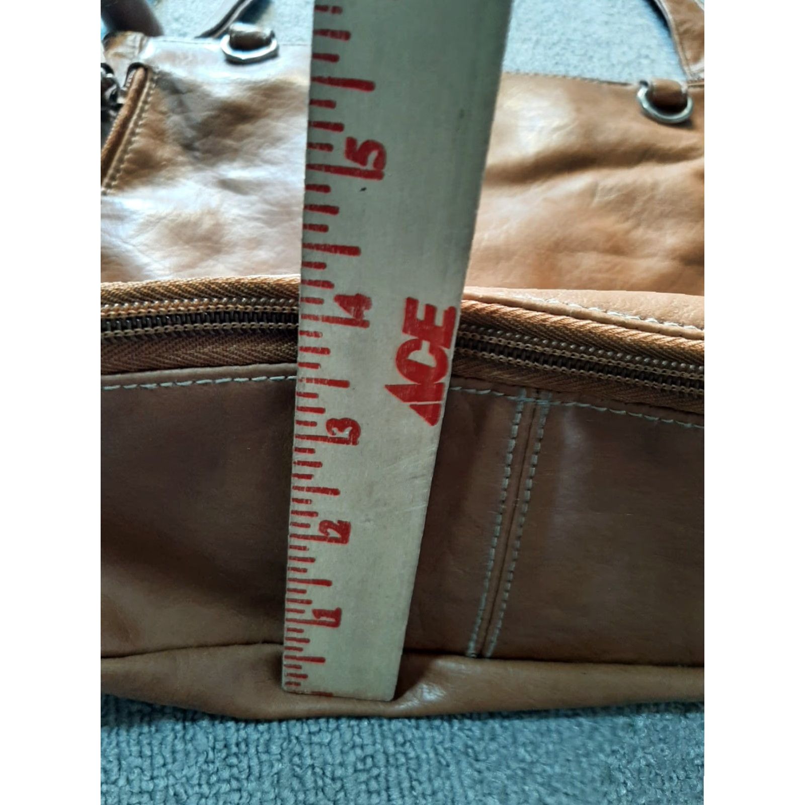 Kenneth Cole KENNETH COLE Unlisted Women’s Evening Bag Brown Purse 11x8x4 PVC Handbag Medium Ladies Womens Bag Size ONE SIZE - 4 Thumbnail