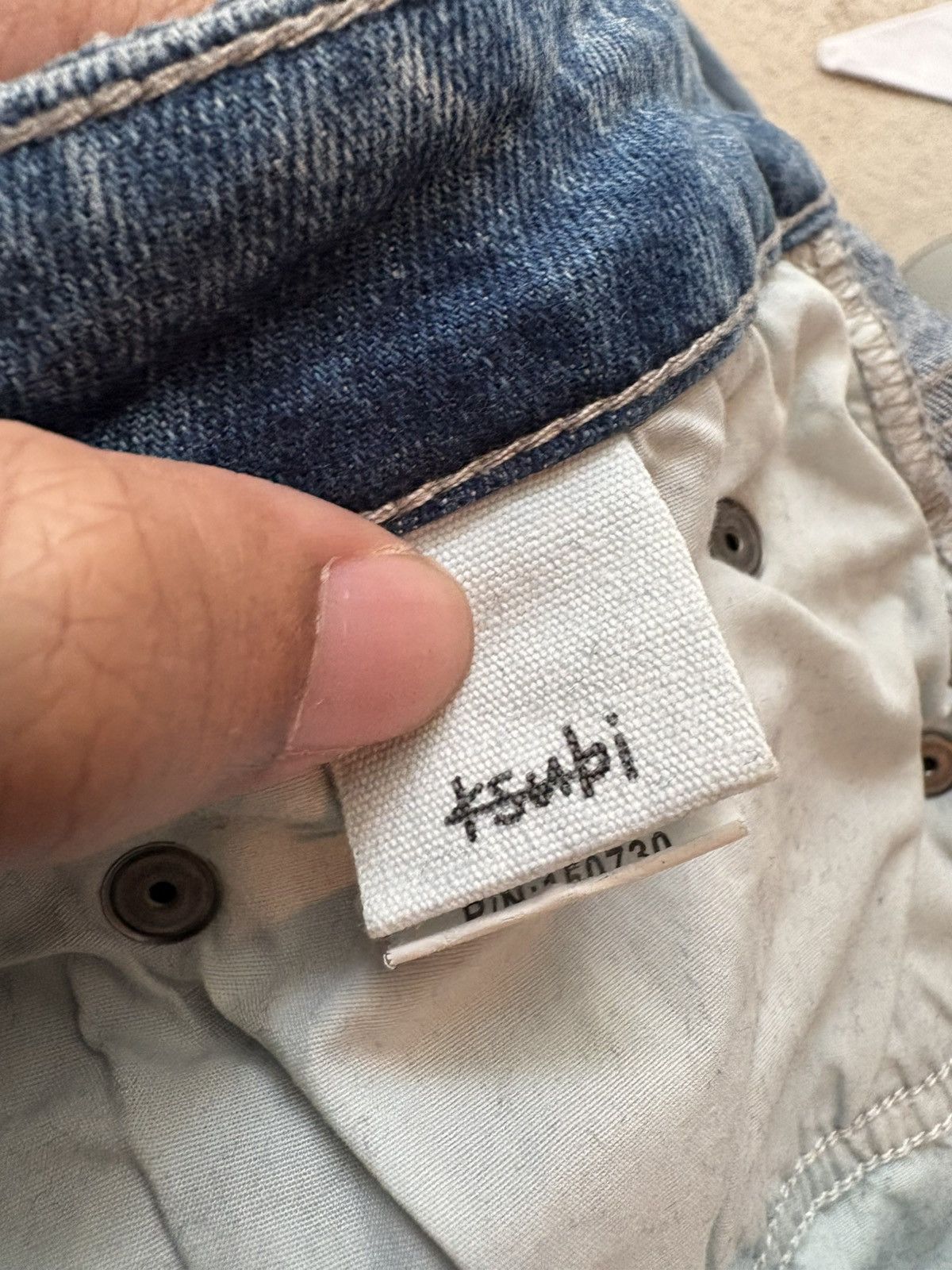 Ksubi Ksubi Chitch Punk Blue Thrashed Denim Size US 33 - 10 Thumbnail
