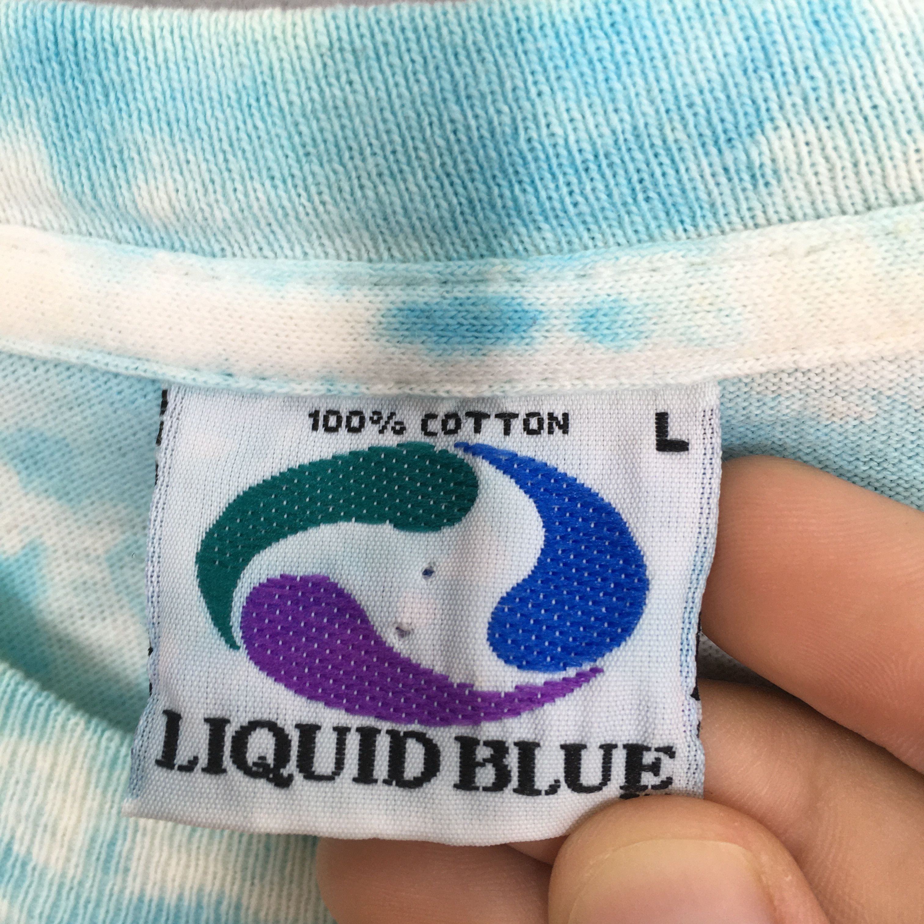 Band Tees × Grateful Dead × Liquid Blue Vintage 90s Grateful Dead Hot Air Balloon Tie Dye Tshirt Size US L / EU 52-54 / 3 - 5 Thumbnail