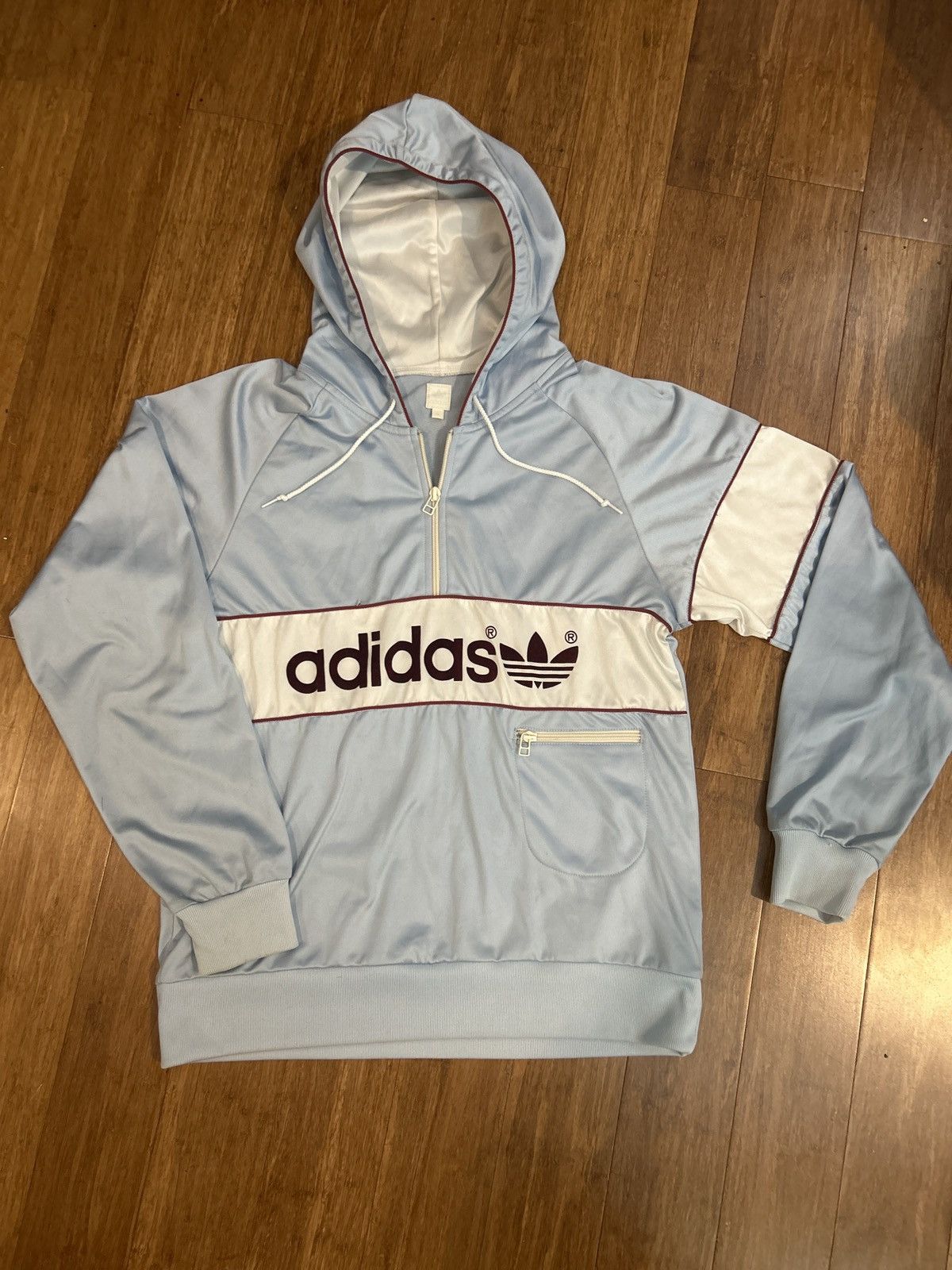 Adidas Vintage Adidas pullover hoodie Size US M / EU 48-50 / 2 - 1 Thumbnail