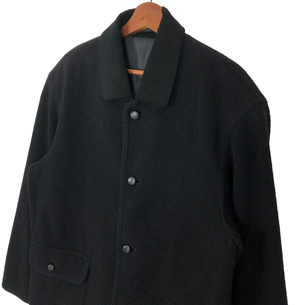 Christian Dior Monsieur Black Button Coat Size US M / EU 48-50 / 2 - 3 Thumbnail