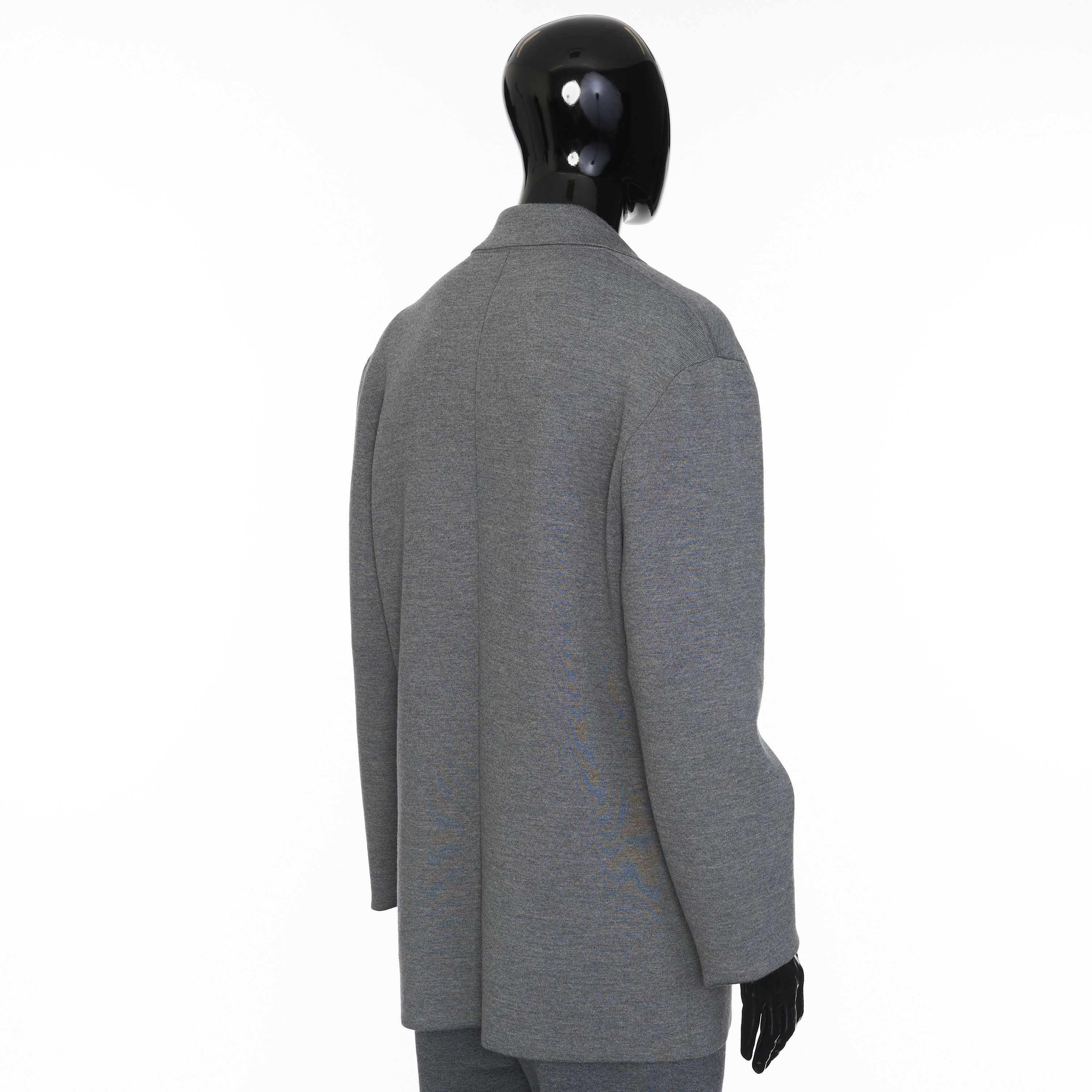 Berluti Sweater Blazer Jacket In Mountain Rock Gray Wool Size L Size 40R - 6 Thumbnail
