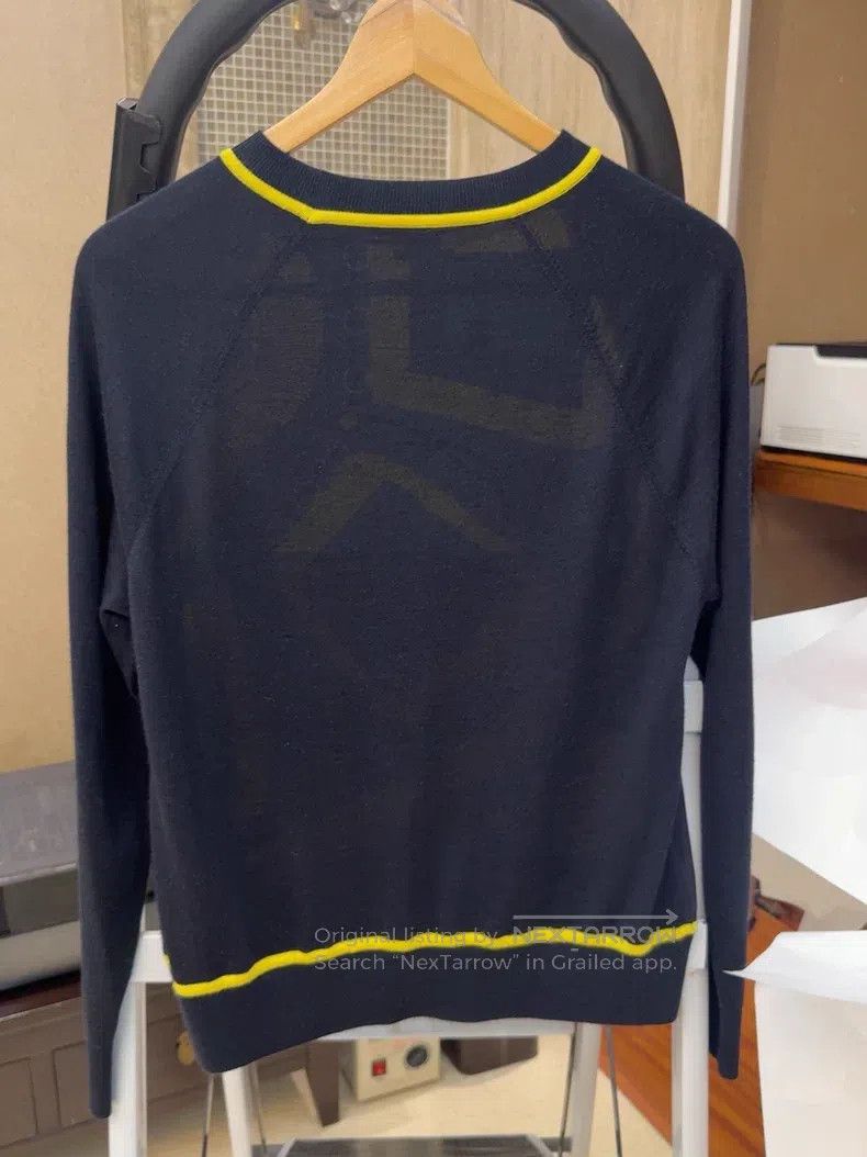 Hermes Hermes Black and Blue Cashmere Knit Top Size XS / US 0-2 / IT 36-38 - 3 Thumbnail