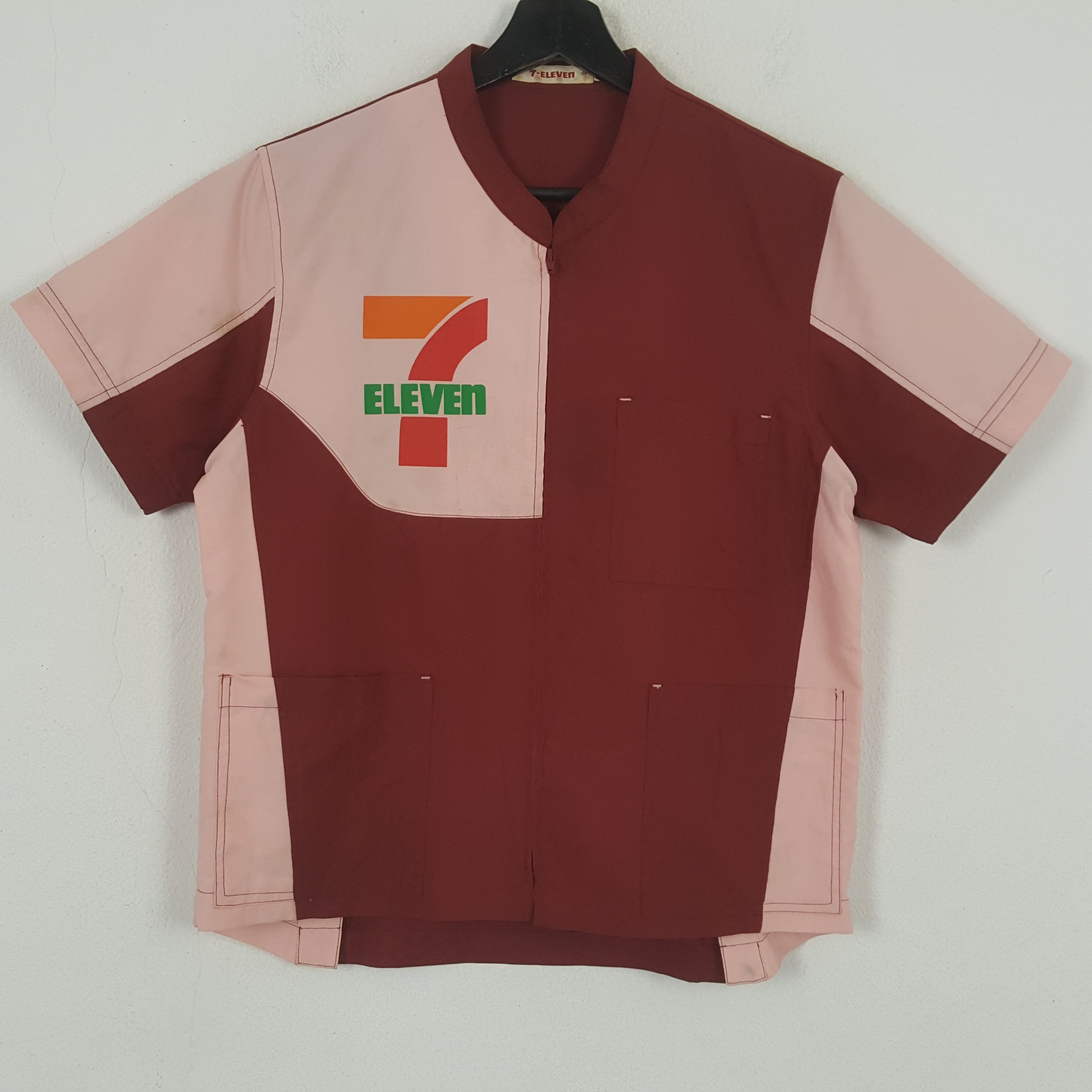 Vintage 7 ELEVEN Japanese Workwear Uniform Jacket C285N6 Size US S / EU 44-46 / 1 - 1 Thumbnail